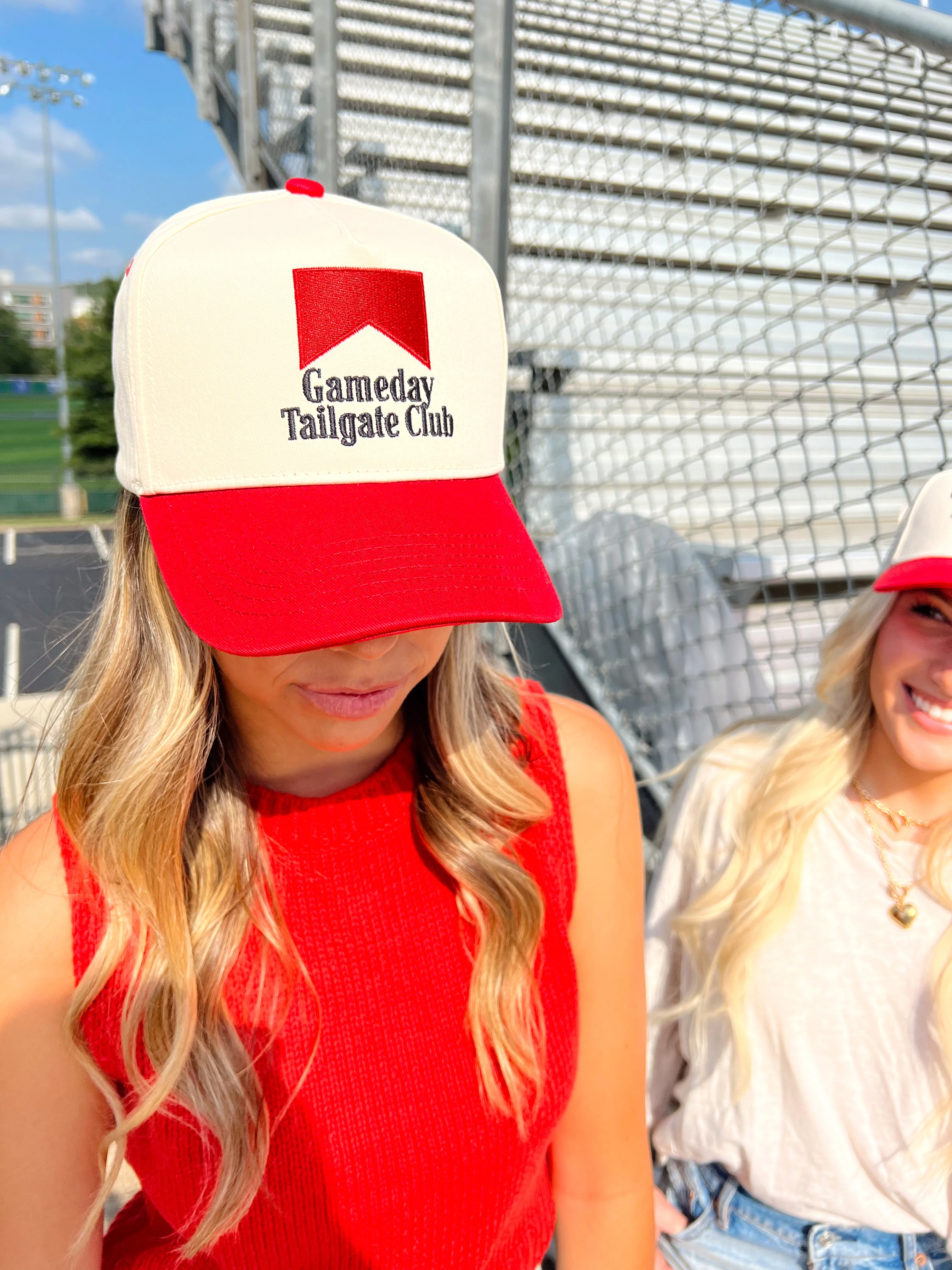 Gameday Tailgate Club - Red Vintage Trucker Hat - Image 22