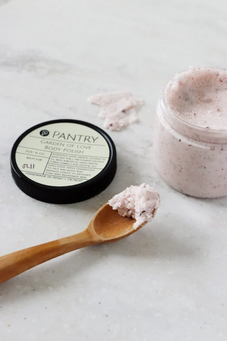 Garden of Love Body Polish - Exfoliating Sugar Scrub - Image 2