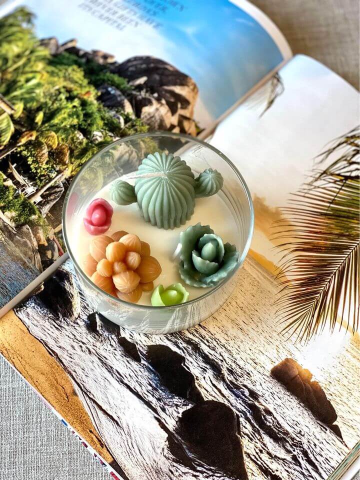 Garden Terrarium Candle – A Touch of Nature’s Serenity - Image 3
