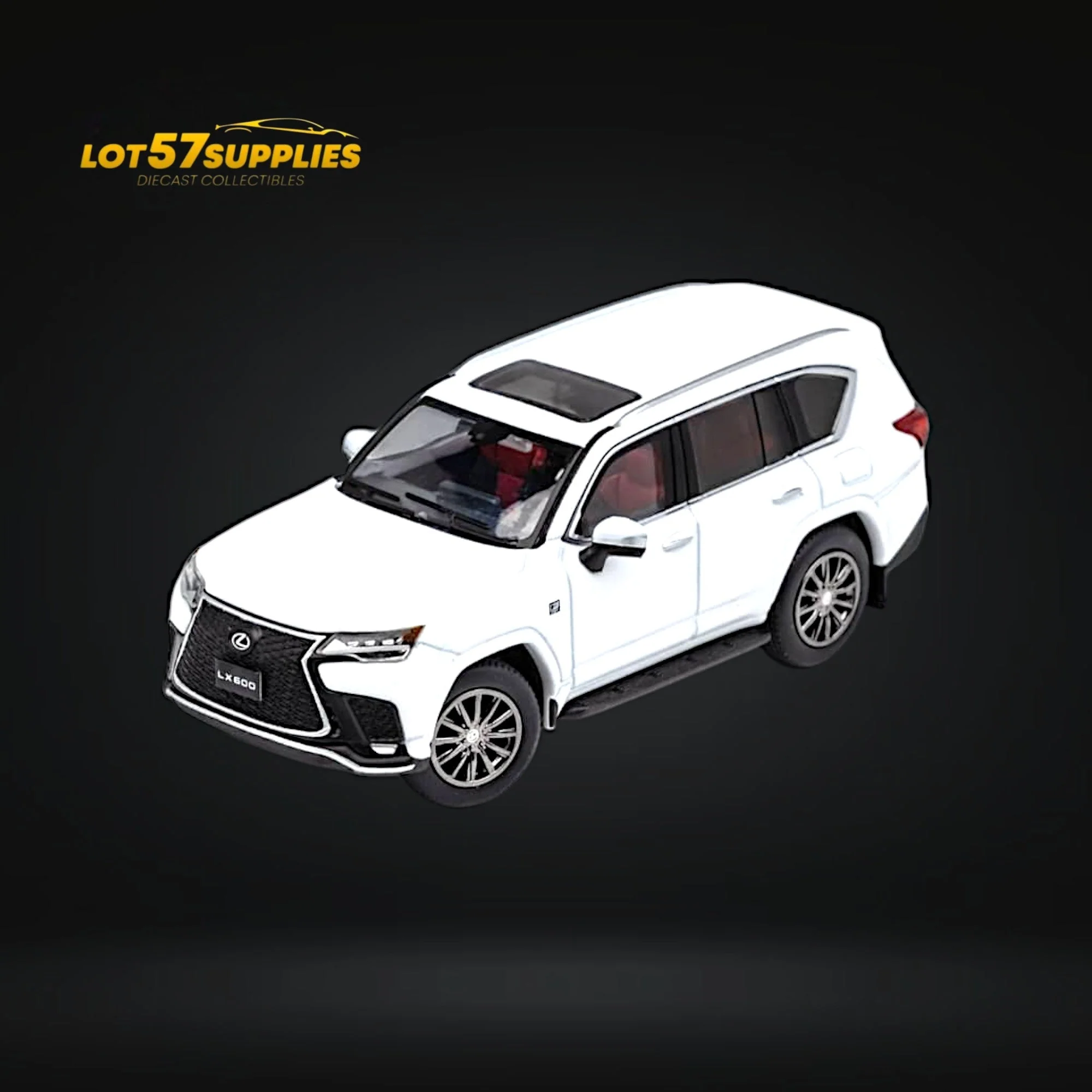GCD Lexus LX600 Sport White 1:64 - Image 2