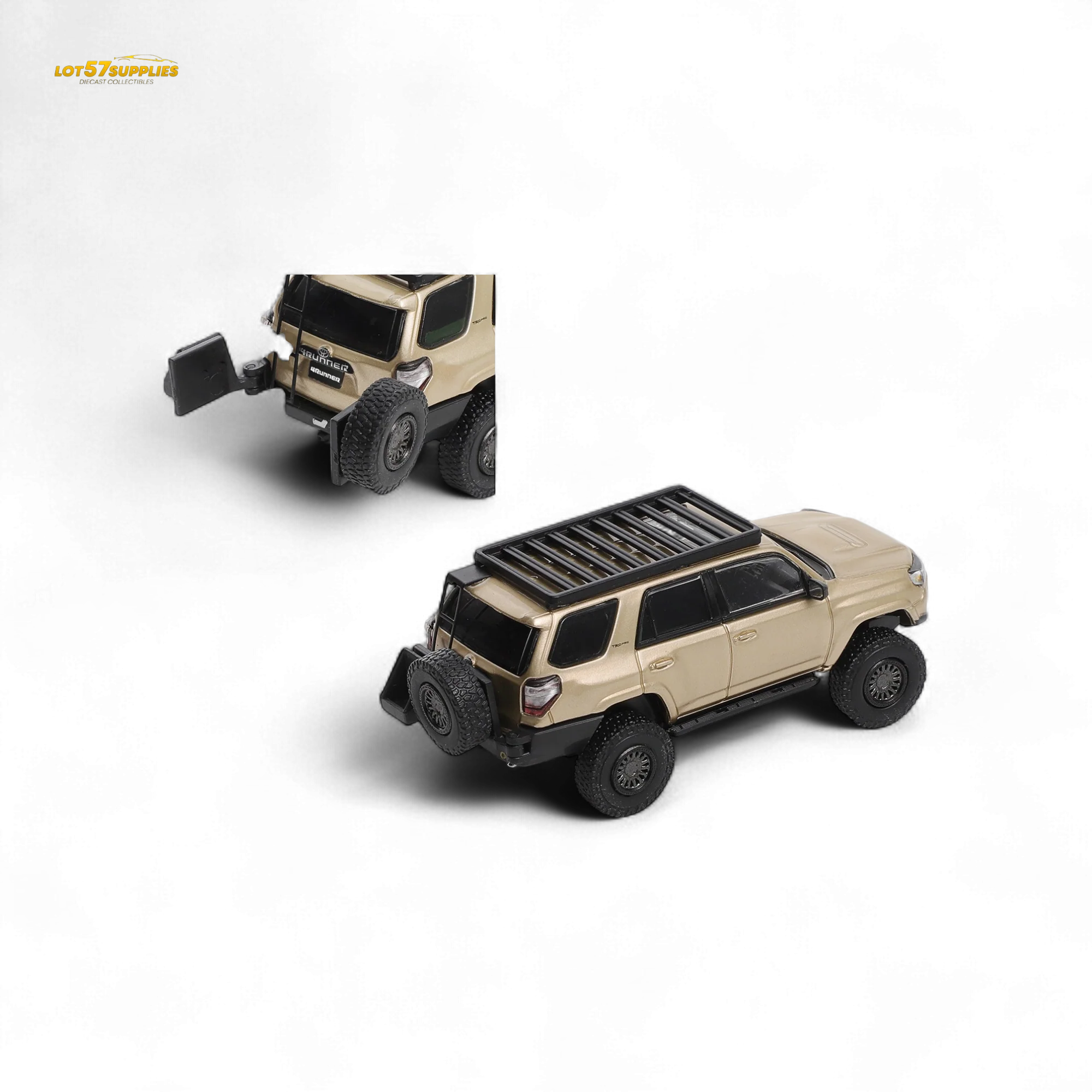 GCD Toyota 4 Runner Modified Champagne Gold 1:64 - Image 2
