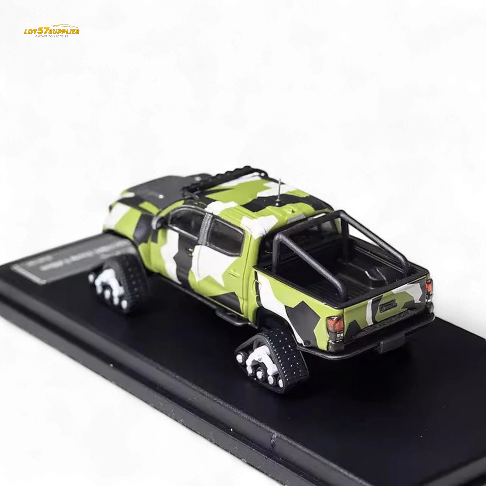 GCD Toyota Tacoma Snow Version Green Camo 1:64 - Image 2