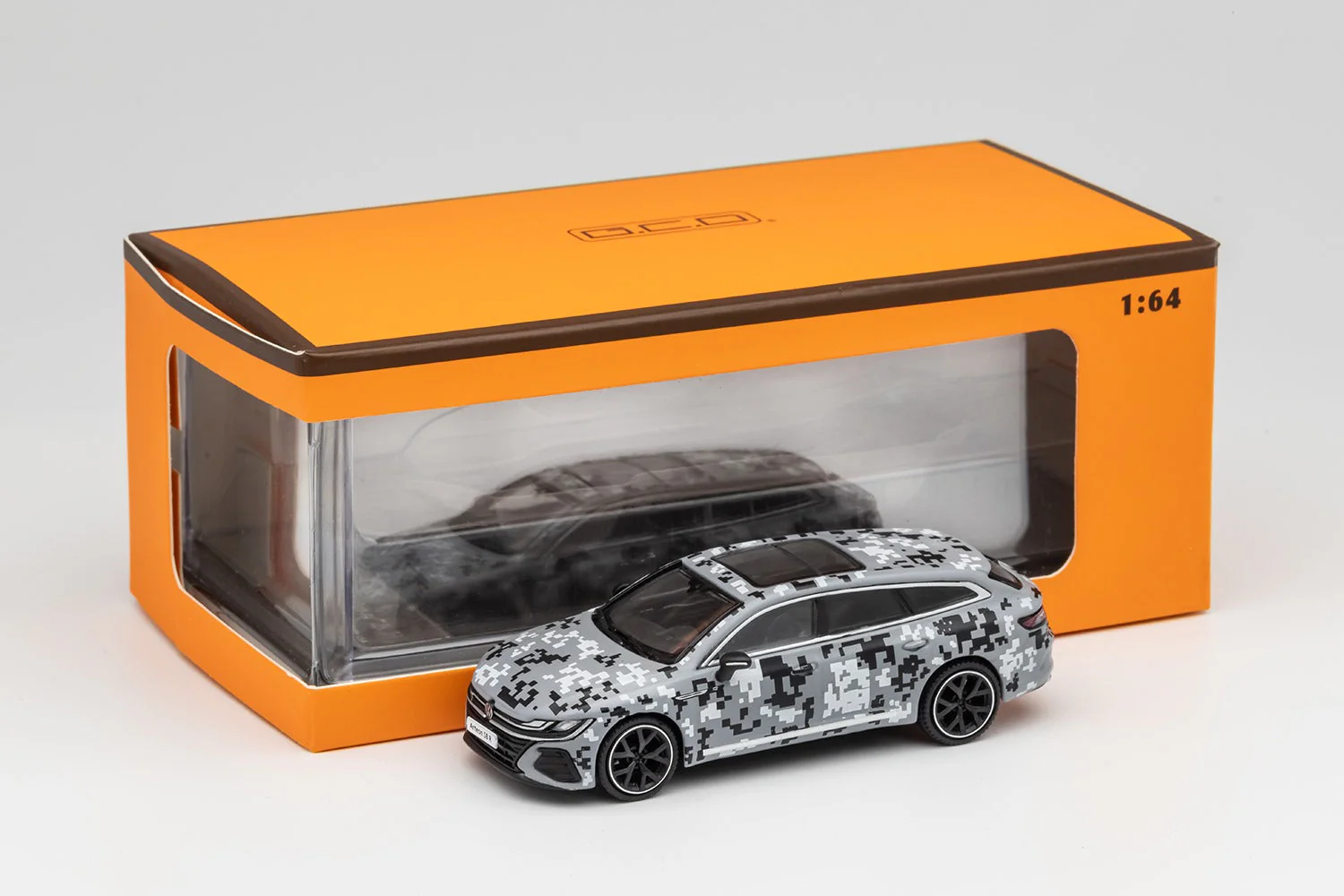 GCD Volkswagen Arteon R Grey Urban Camouflage 1:64 - Image 2