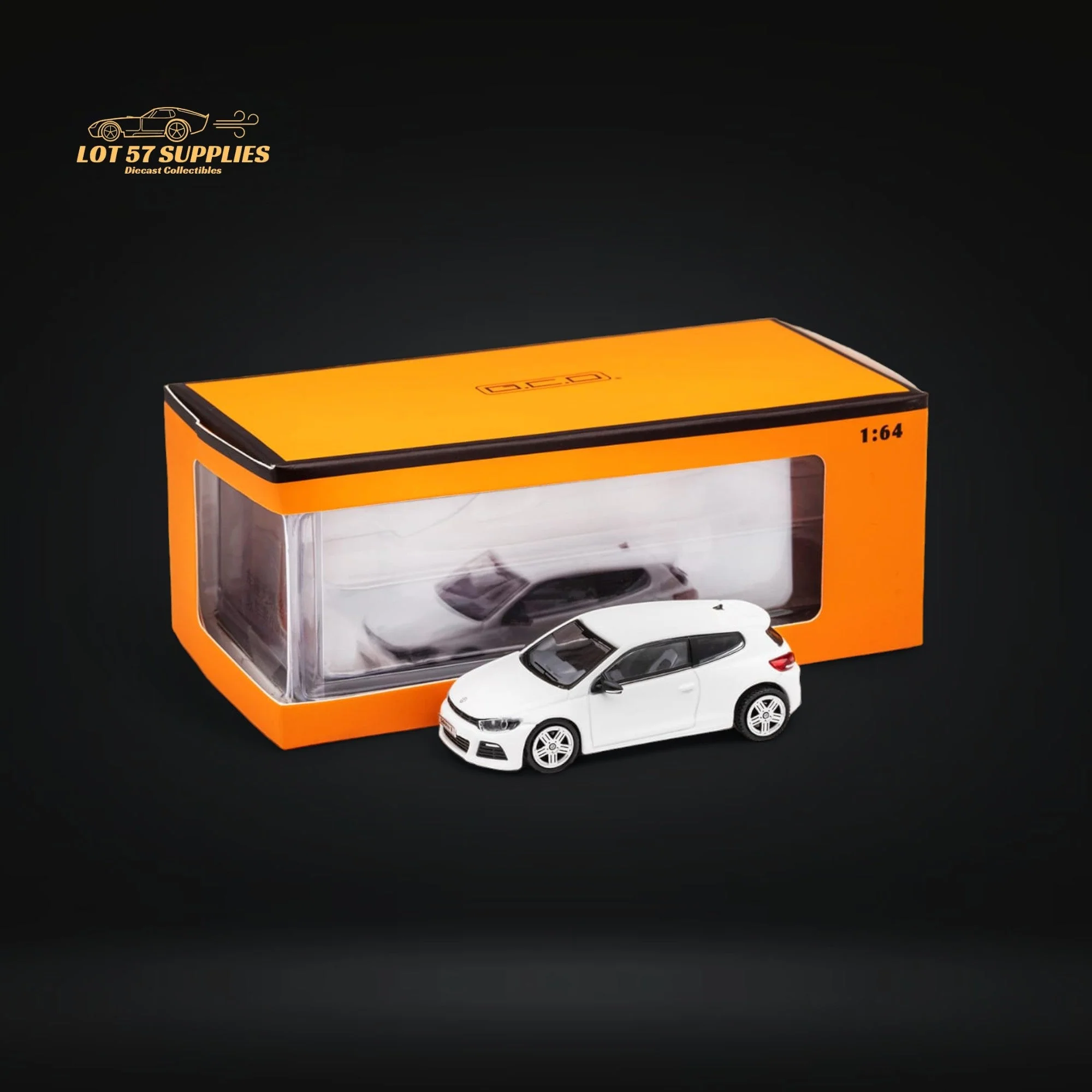 GCD Volkswagen Scirocco R White 1:64 - Image 2