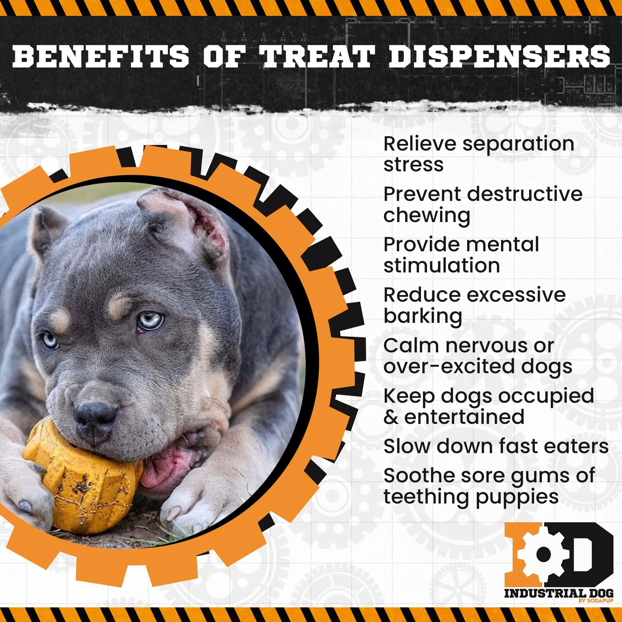 Gear eDispenser - Durable Rubber Yak Chew Holder & Treat Pocket | USA Made - Image 4