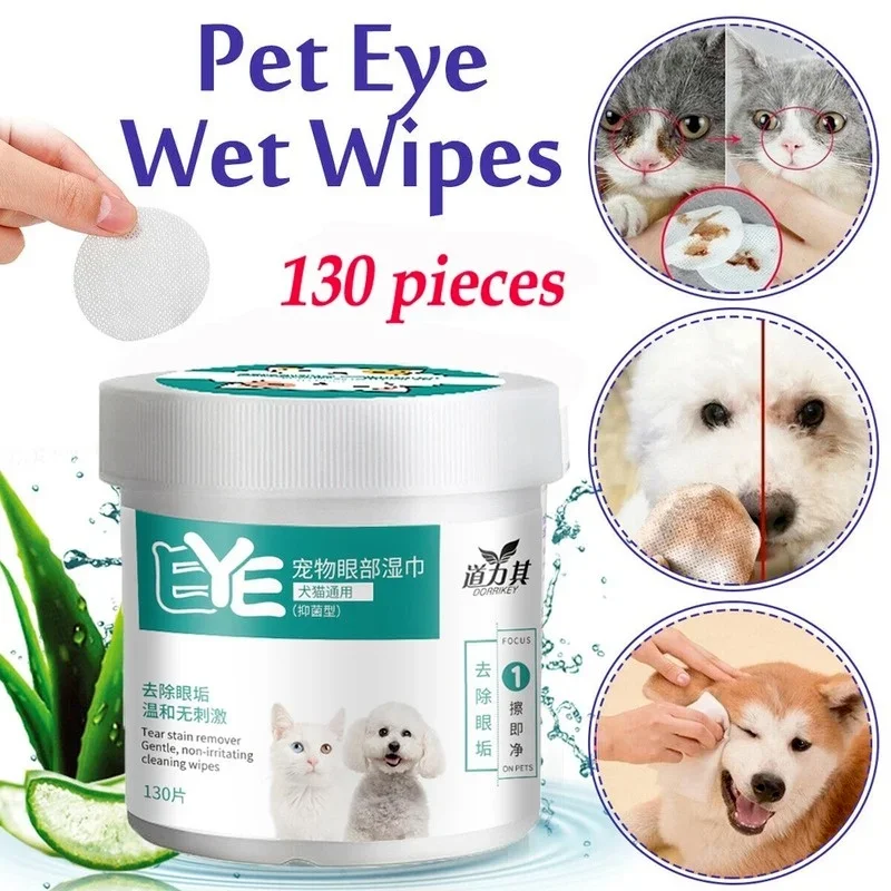 Gentle Pet Eye Wipes for Tear Stains 130 Pcs - Image 8