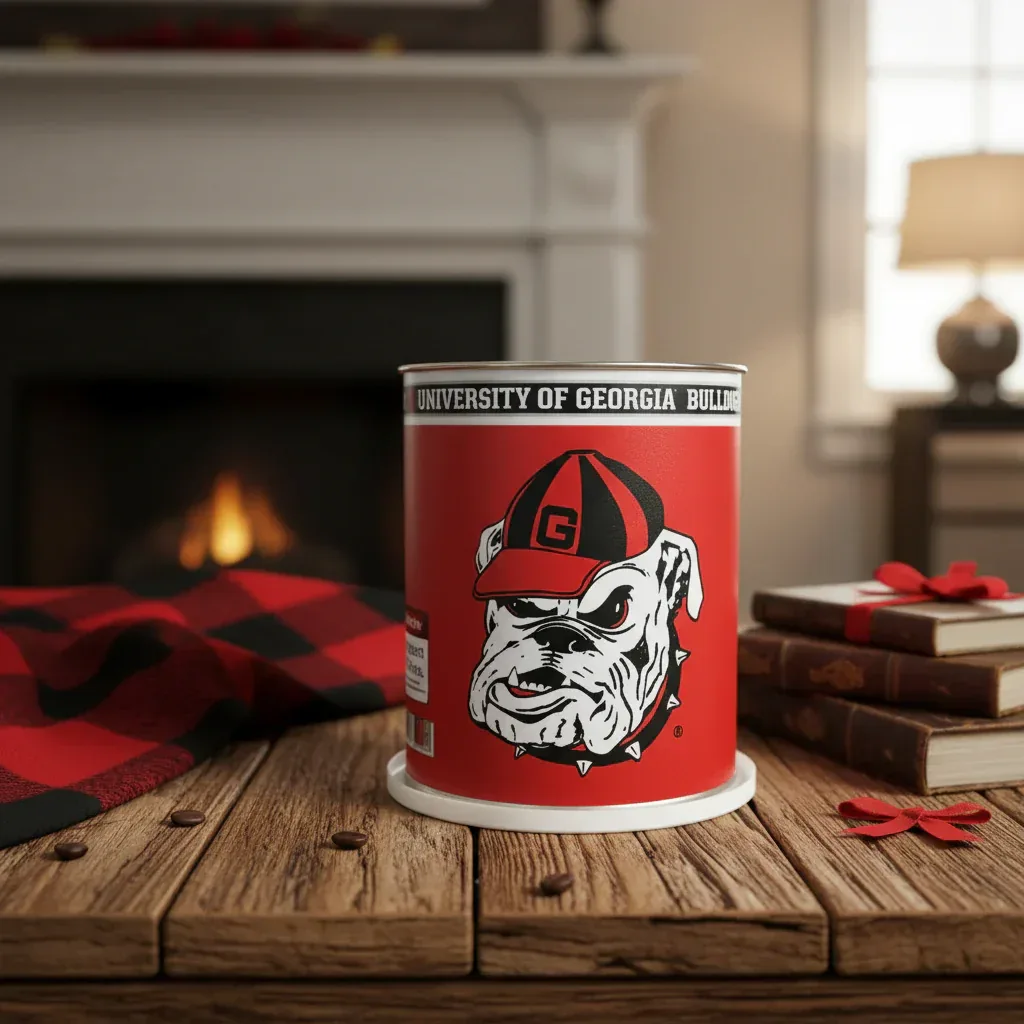 Georgia Bulldogs Gift Tin Basket - Gourmet Snacks - Made in USA - Image 4