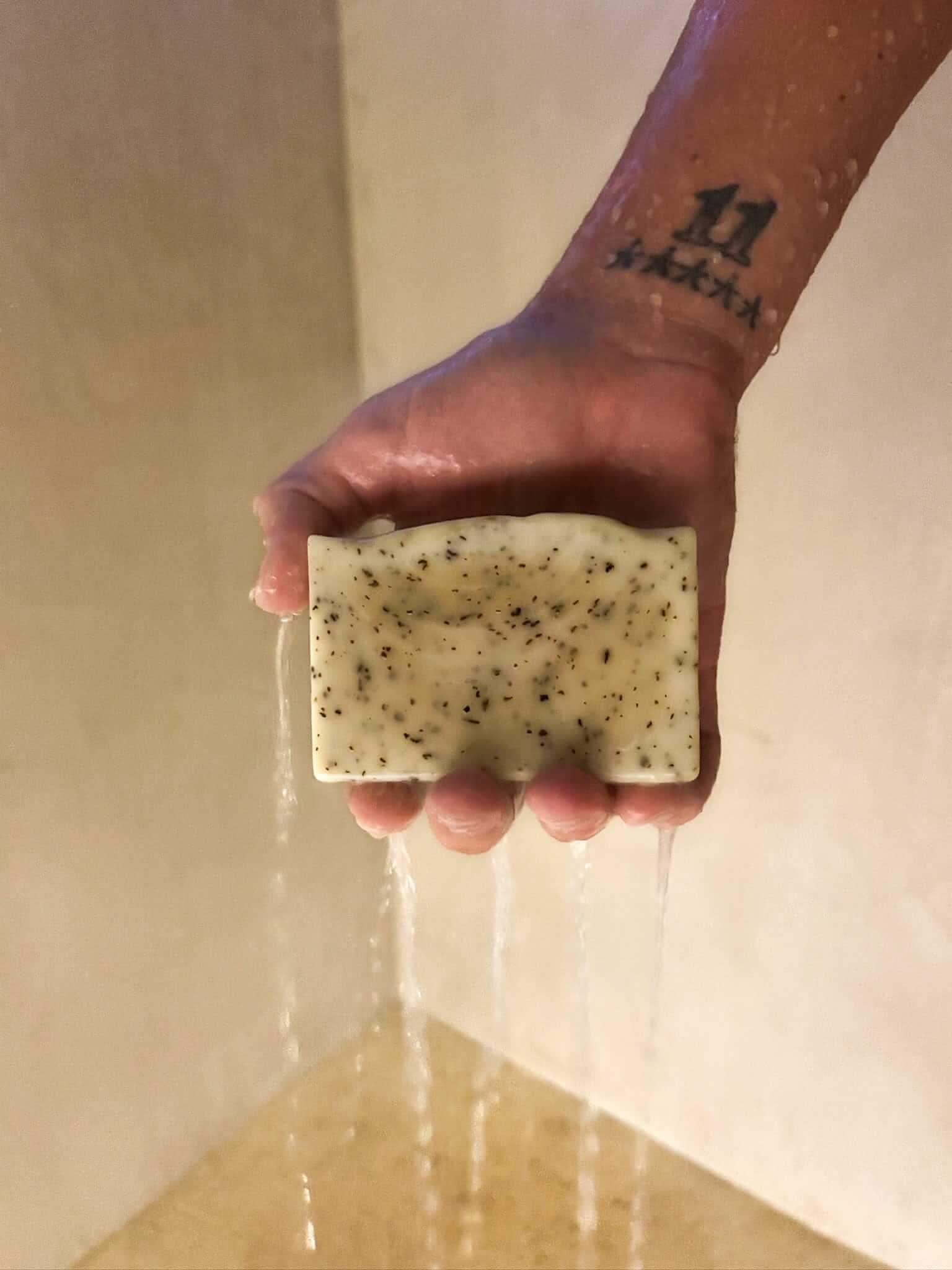 Geranium & Rose Tallow Soap Bar - Image 6