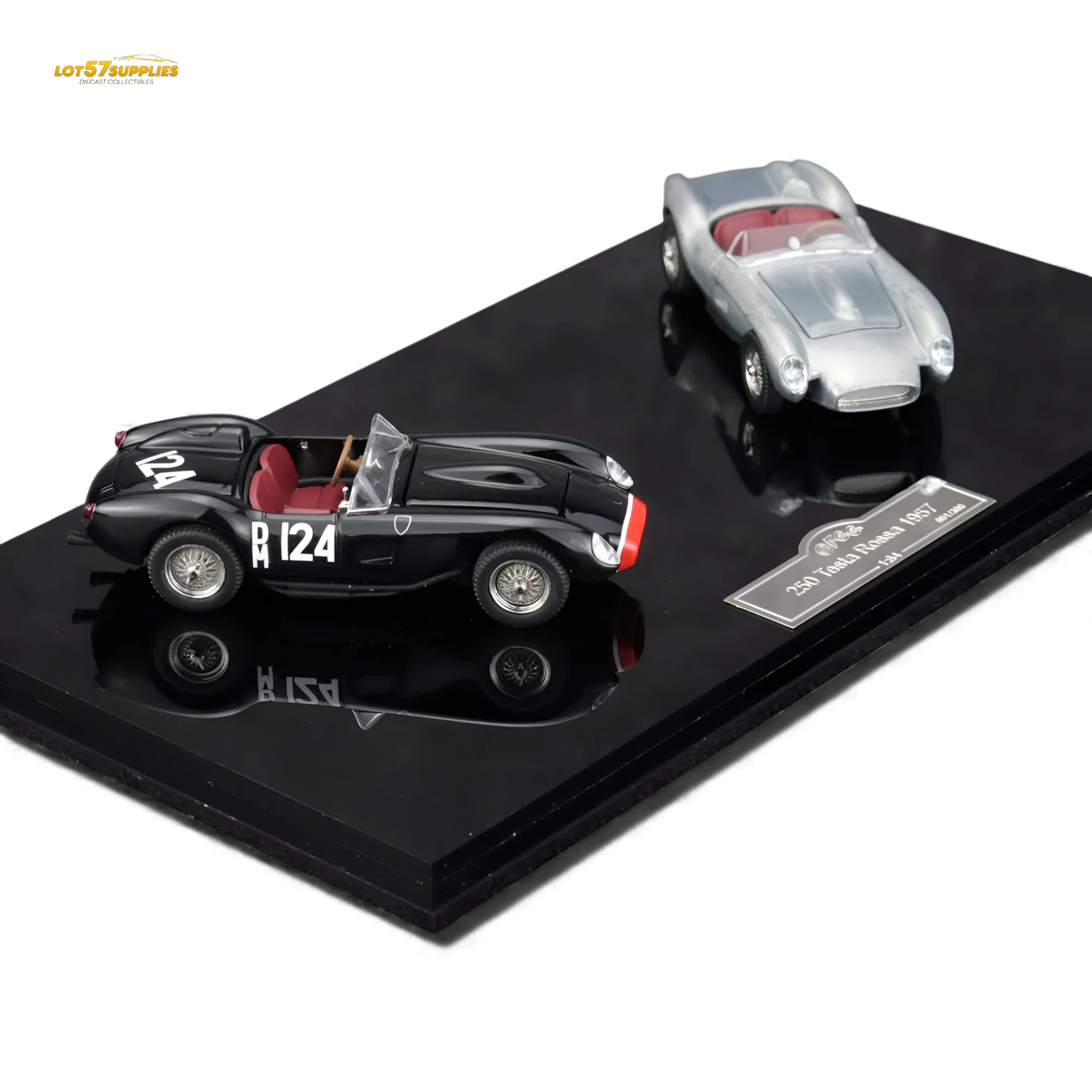 GFCC 250 Testa Rossa Black Beauty Double Car Set 1:64 - Image 3
