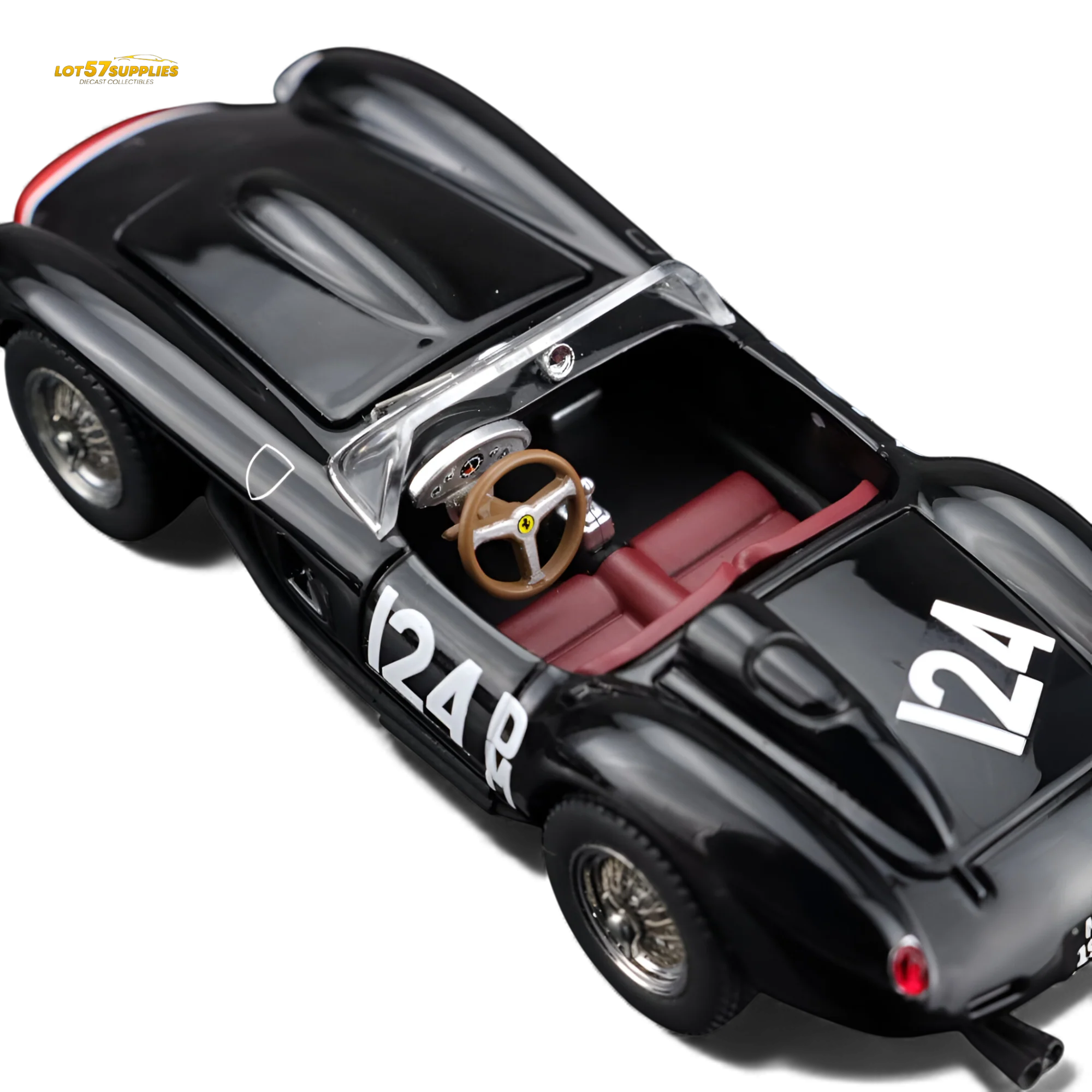GFCC 250 Testa Rossa Black Beauty Double Car Set 1:64 - Image 4