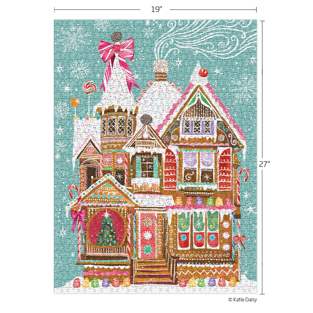 Gingerbread House 1000 Piece Puzzle - Image 4