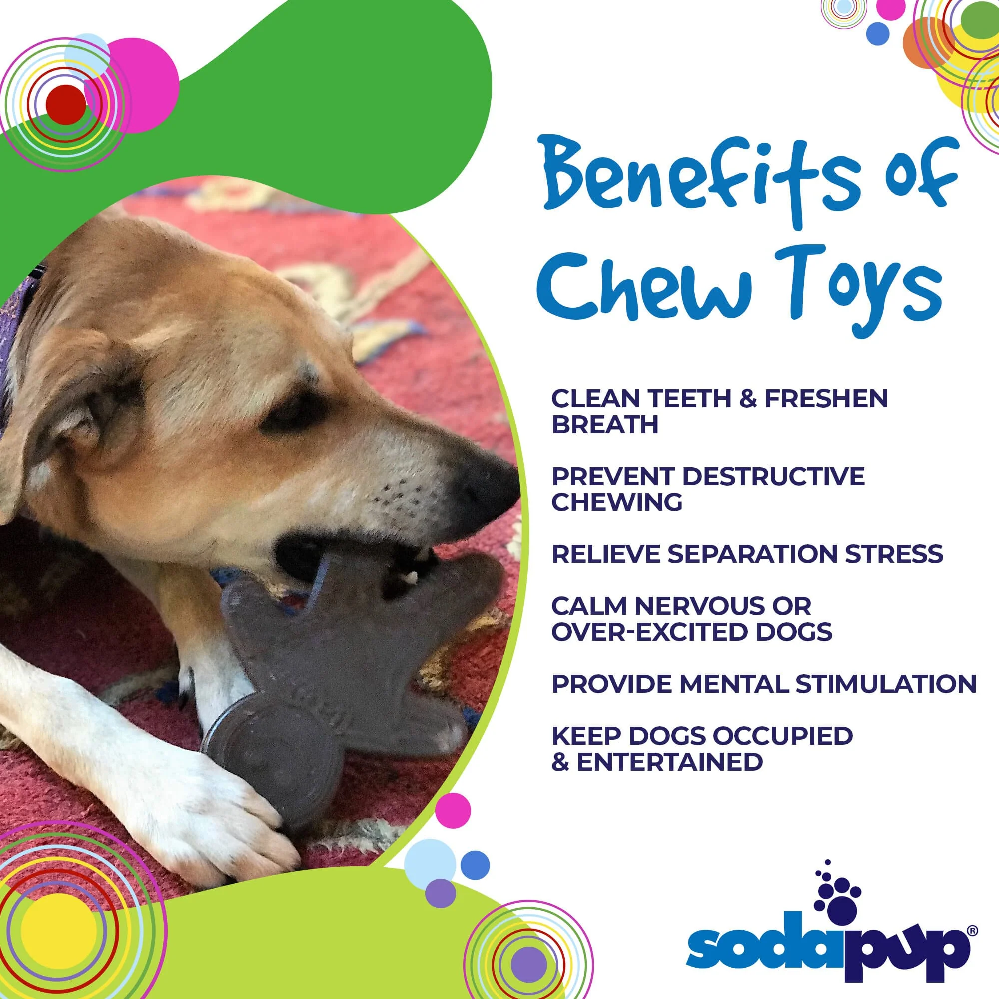 Gingerbread Man Nylon Dog Chew Toy for Aggressive Chewers | USA Made - Image 3