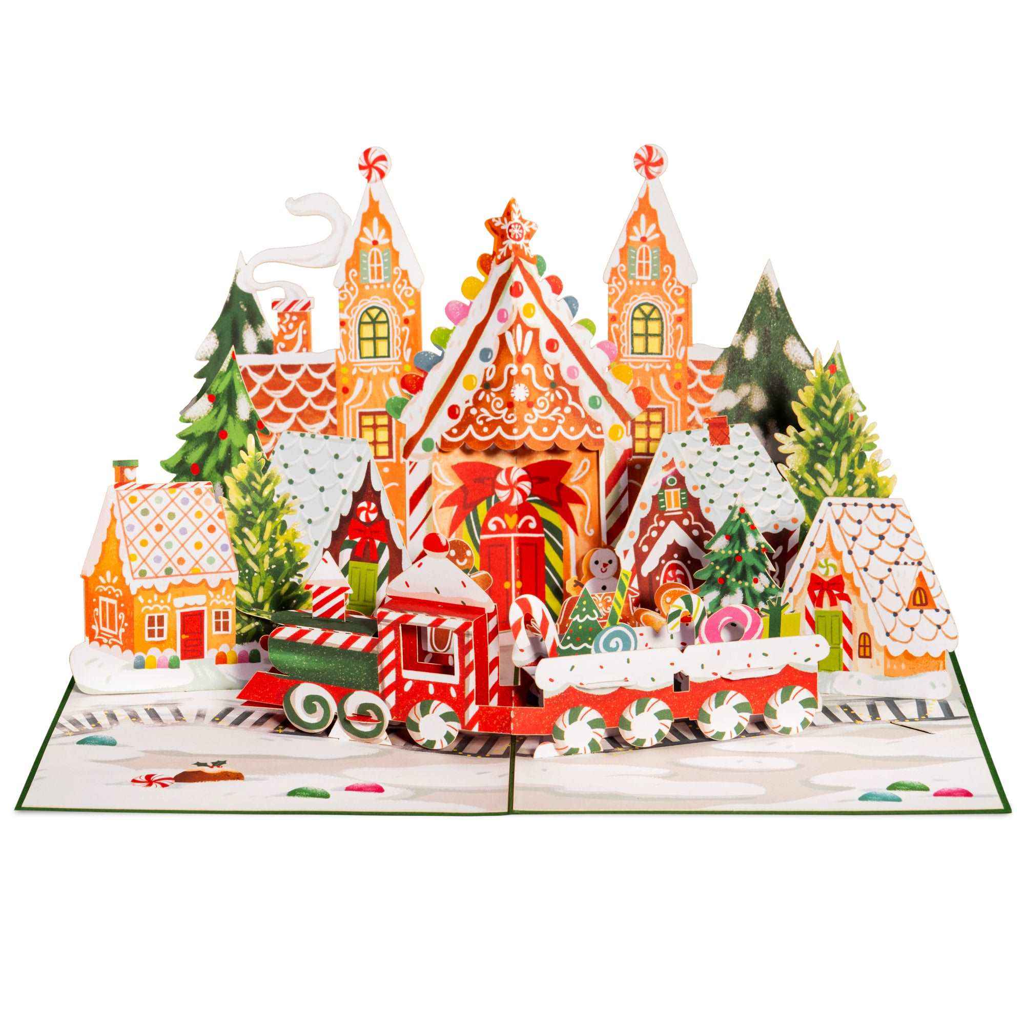 Gingerbread Town Pop Up Card - Image 5