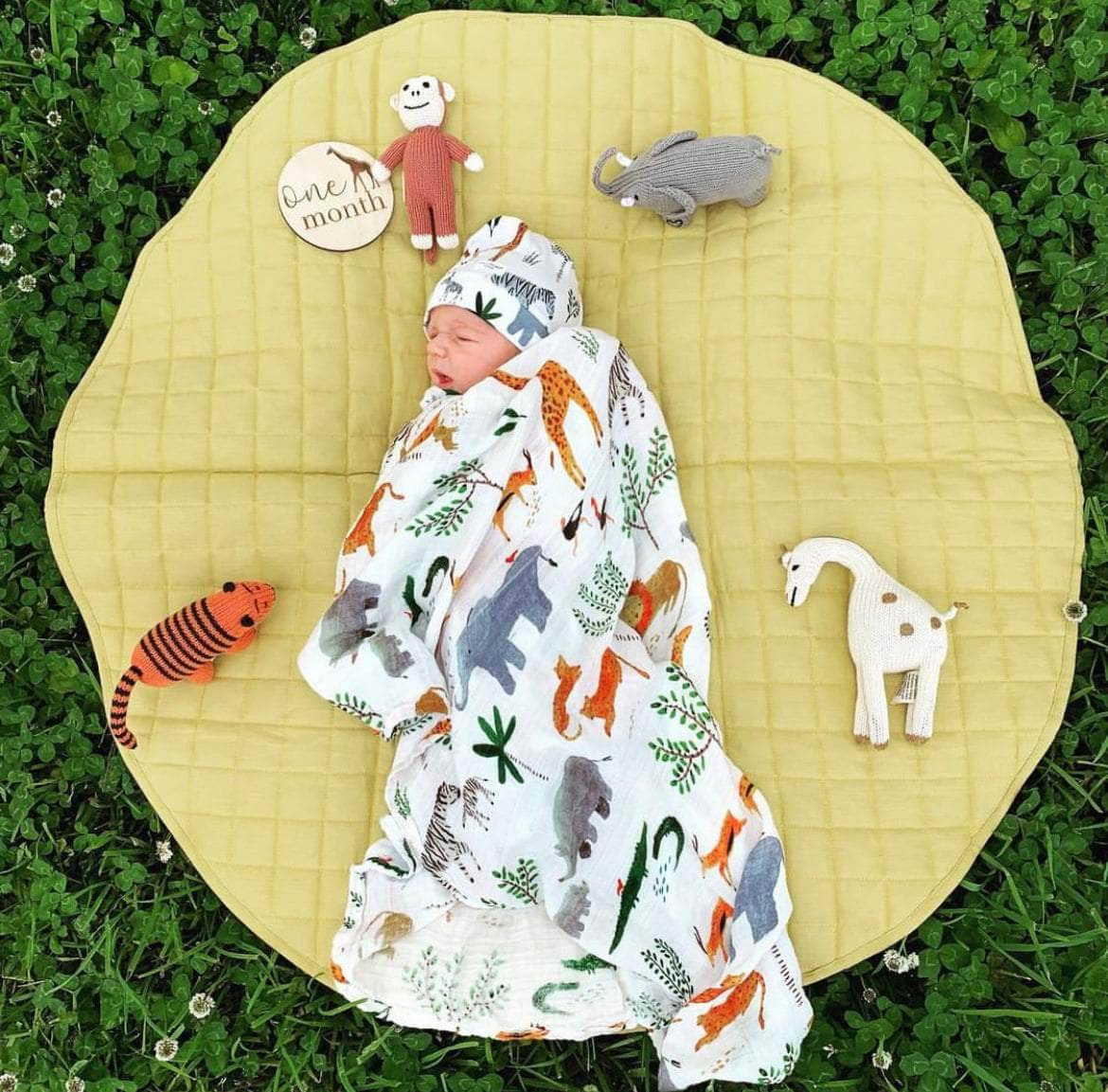 Giraffe Baby Toy - Organic Newborn Rattle by Estella - Image 3