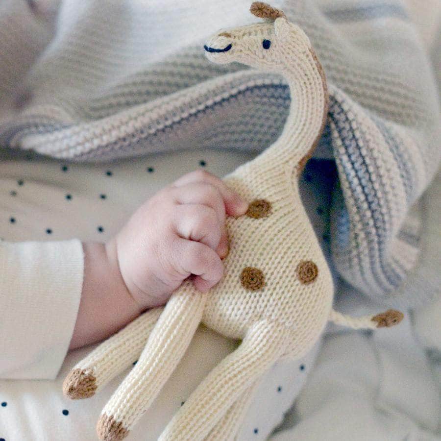 Giraffe Baby Toy - Organic Newborn Rattle by Estella - Image 4