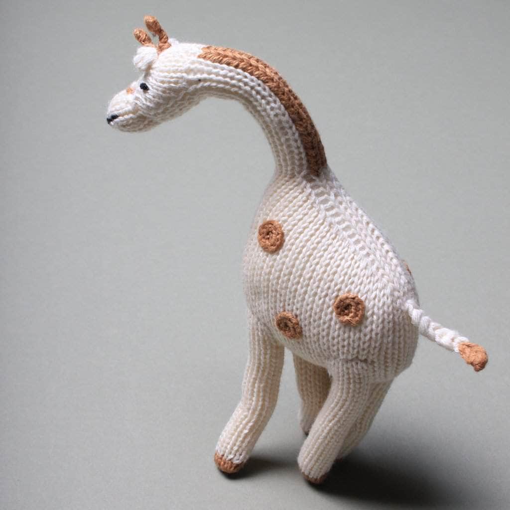 Giraffe Baby Toy - Organic Newborn Rattle by Estella - Image 5