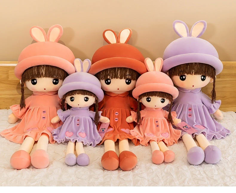 Girl Cute Rabbit Plush Toy Cartoon Doll - Image 4