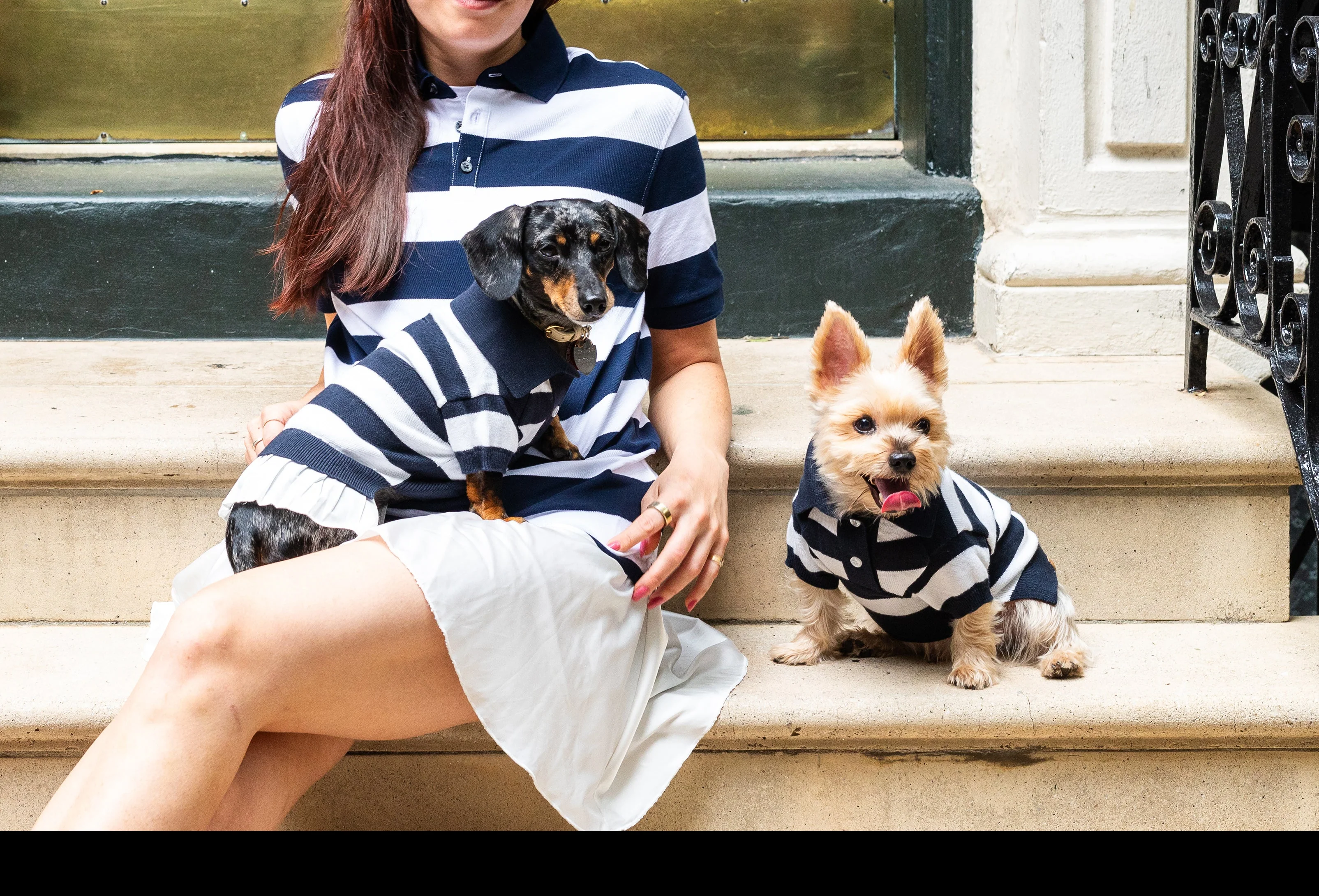‘Gladys’ Cashmere blend Polo Dress - Image 4