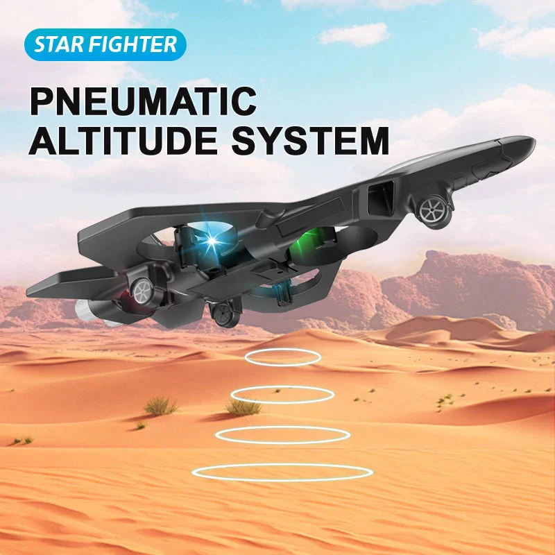 Glider Flying Helicopter RC Hobby Jet Plane 2.4G Stunt Remote Control Foam Fighter Airplane Toy With Light - Image 2
