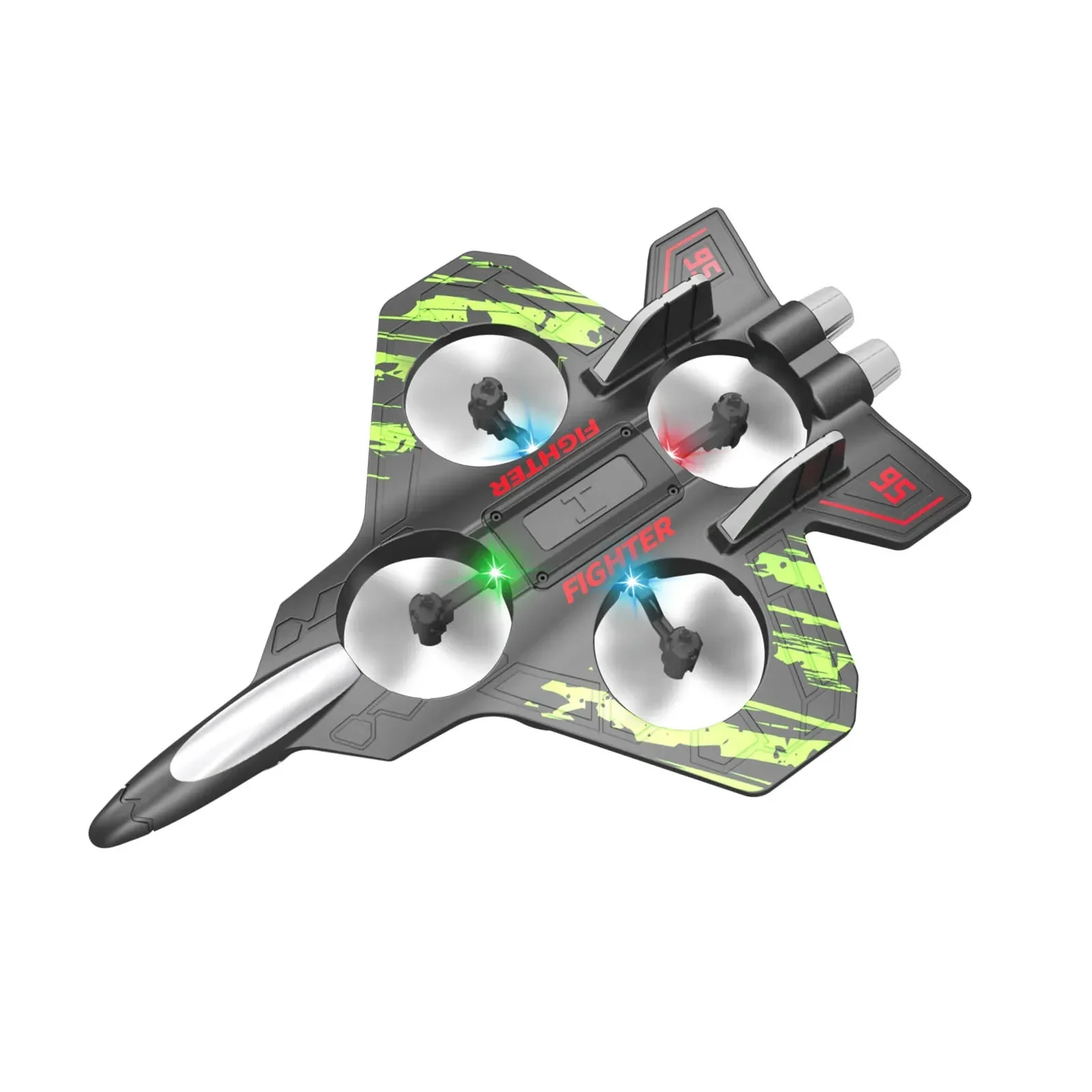 Glider Flying Helicopter RC Hobby Jet Plane 2.4G Stunt Remote Control Foam Fighter Airplane Toy With Light - Image 7