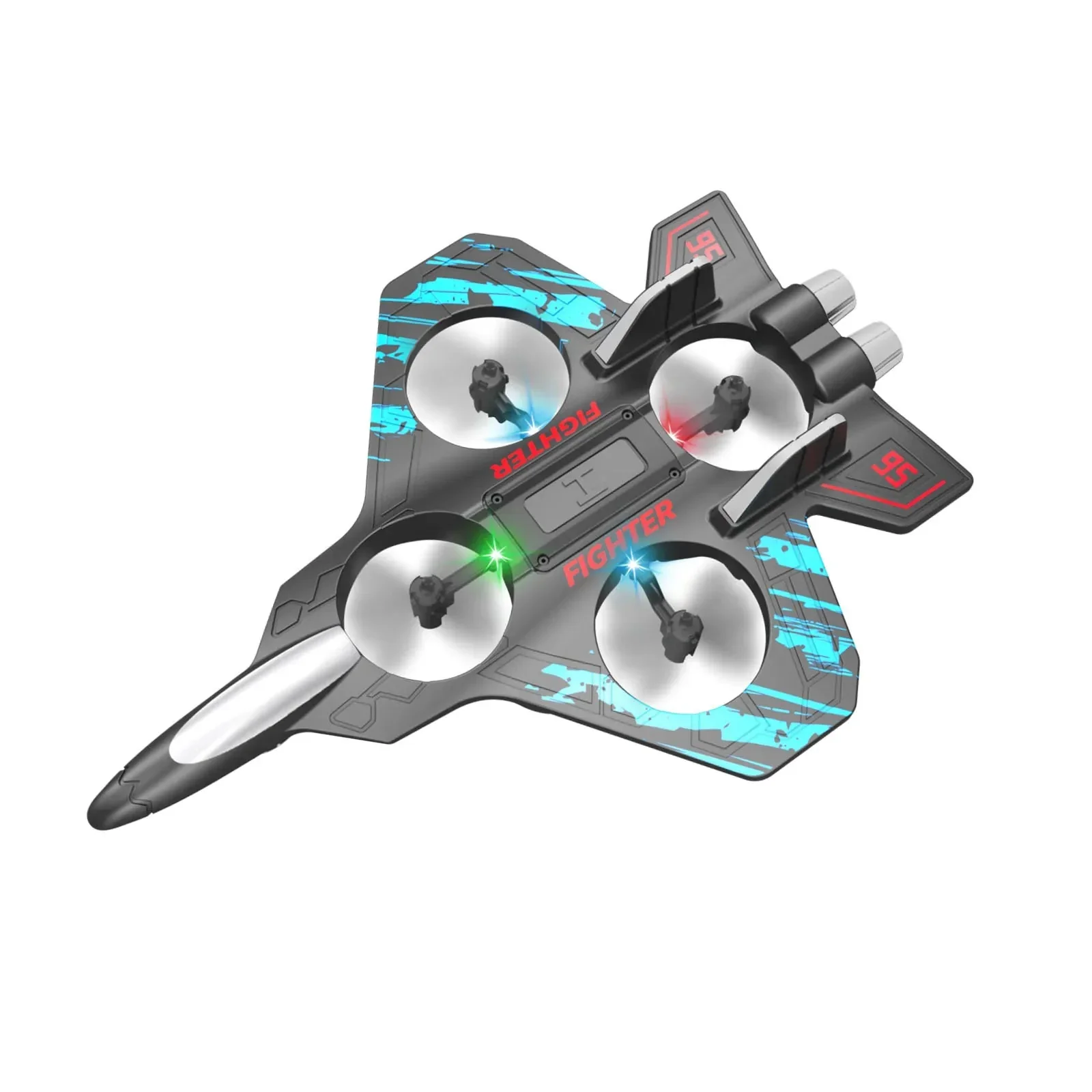 Glider Flying Helicopter RC Hobby Jet Plane 2.4G Stunt Remote Control Foam Fighter Airplane Toy With Light - Image 8