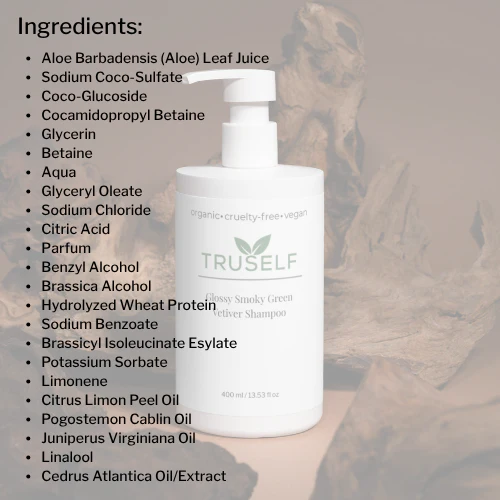 Glossy Smoky Green Vetiver Shampoo - Image 3
