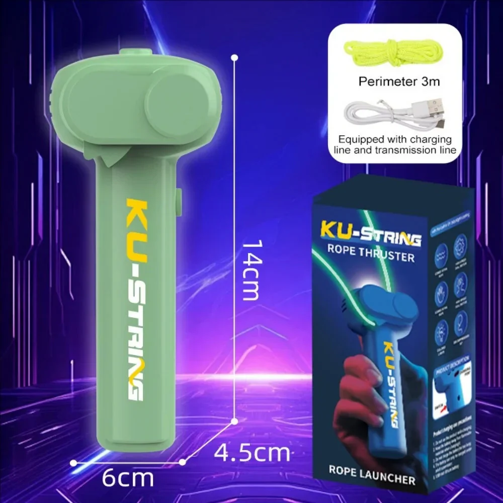 Glow-in-the-dark fun electric rope thruster children's outdoor new exotic decompression toys Creative toys for cats and pets - Image 8