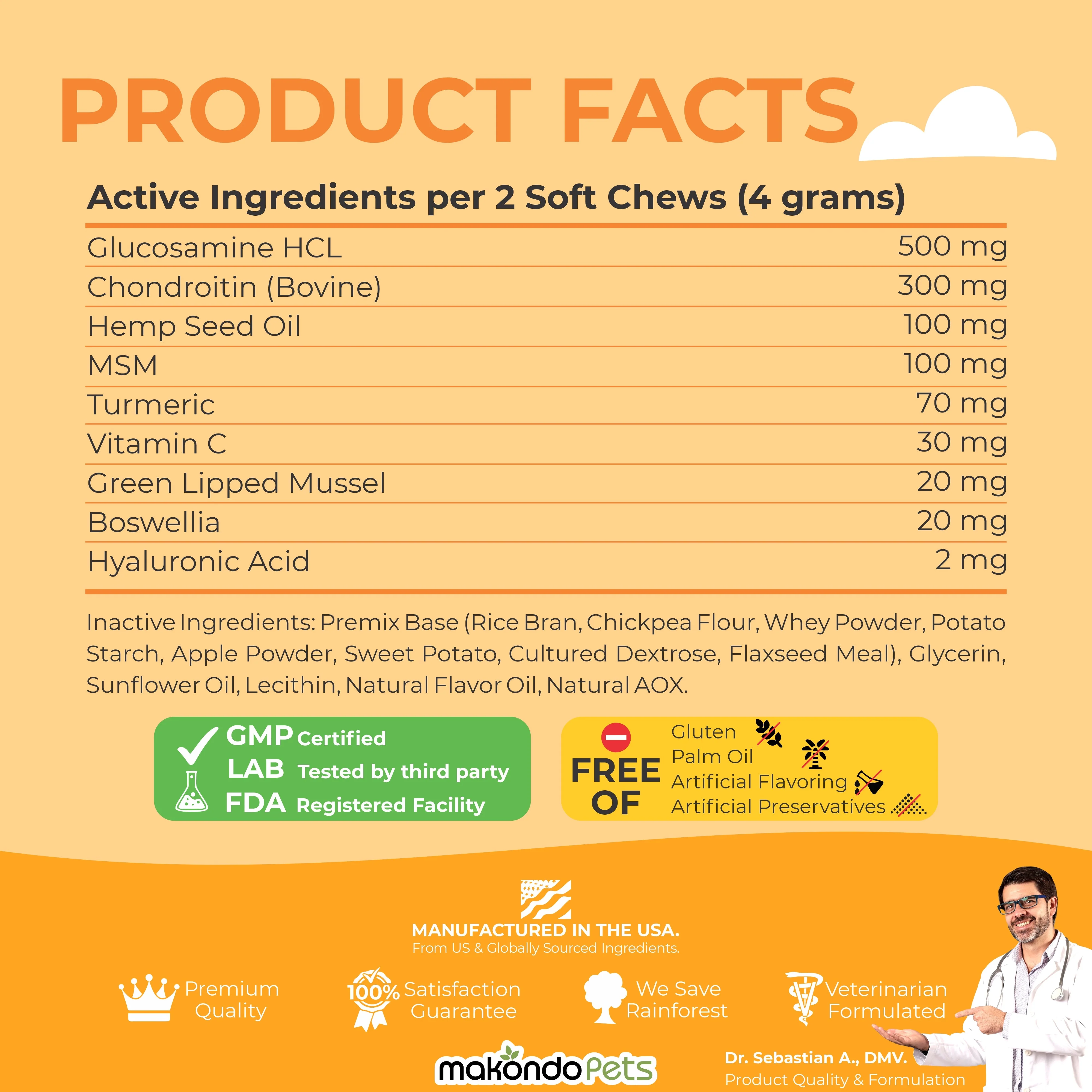 Glucosamine for Dogs - 120 Soft Chews - Image 7