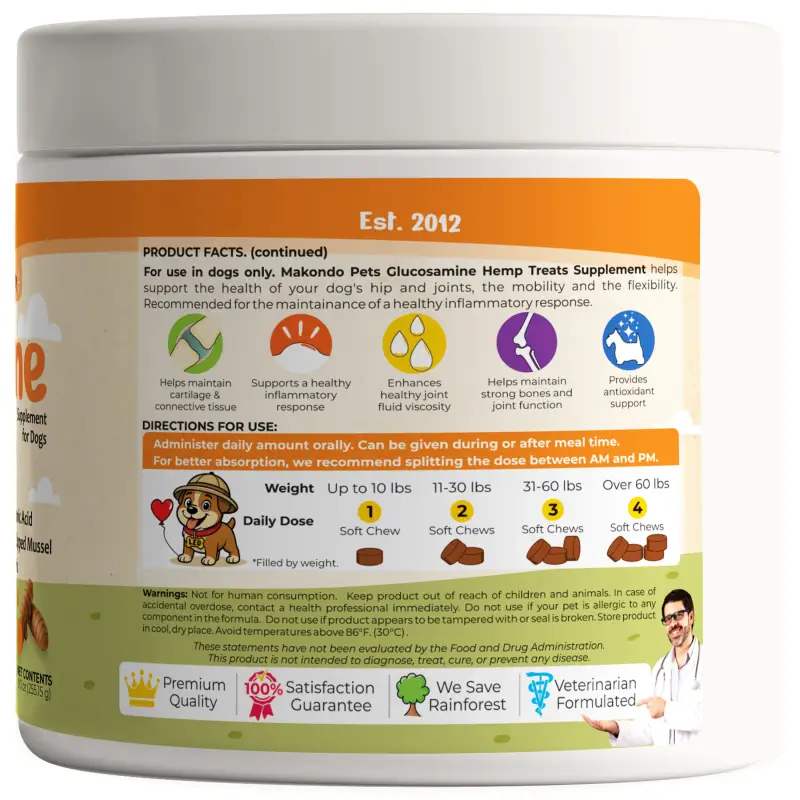 Glucosamine for Dogs - 120 Soft Chews - Image 9