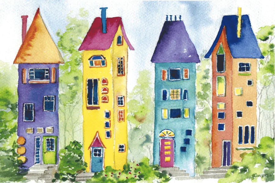 Gnome Homes Mini Jigsaw Puzzle | MicroPuzzles - Image 2