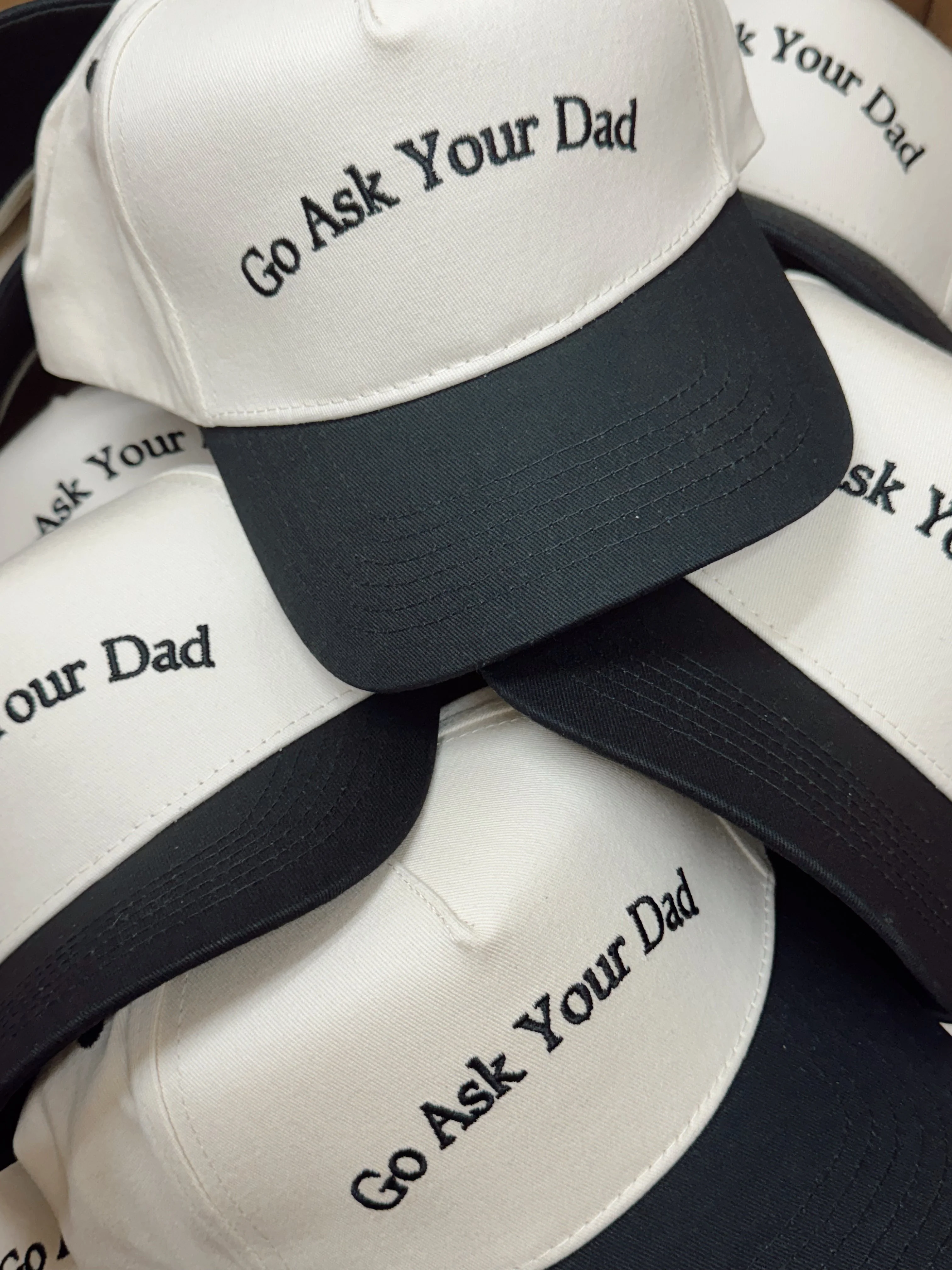 Go Ask Your Dad. Vintage Trucker Hat - Image 6