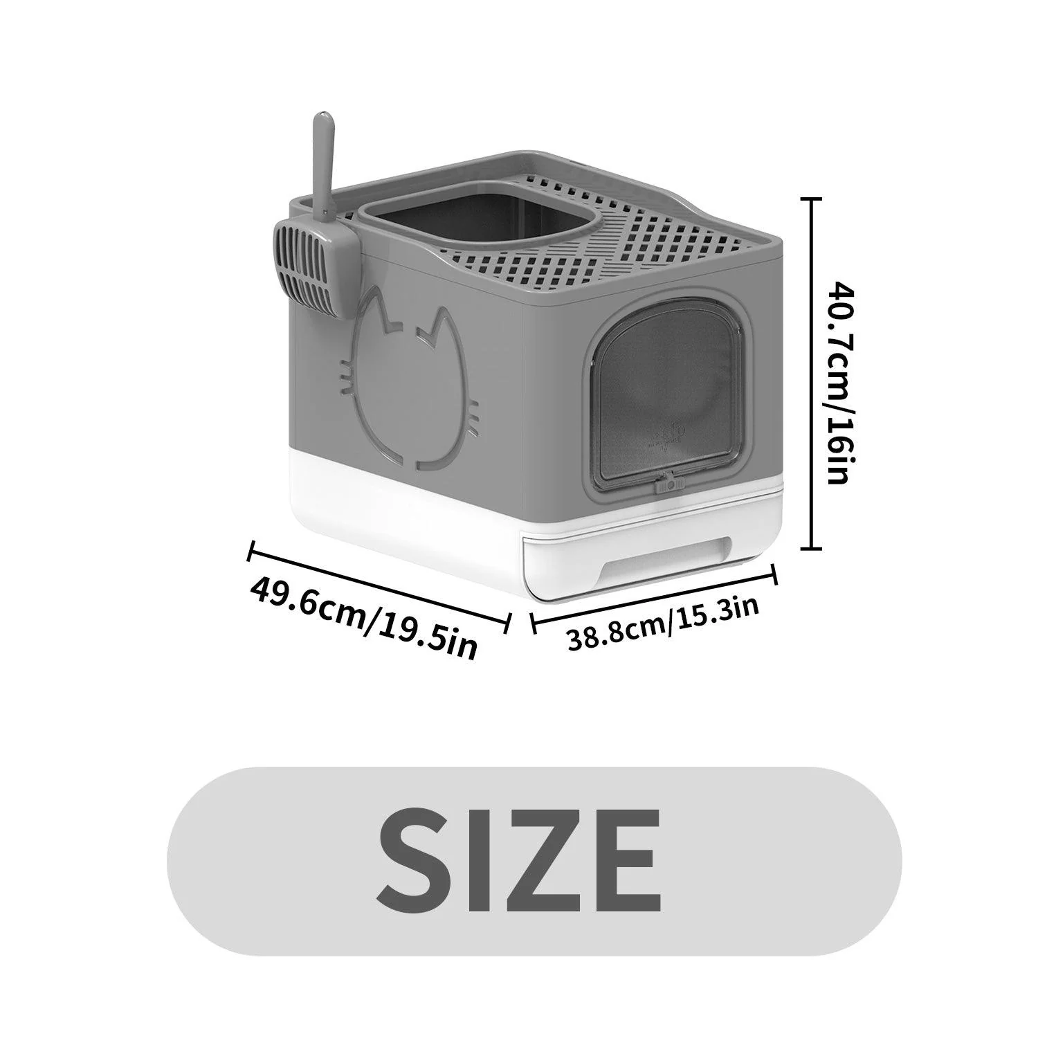 Go Fresh-  Portable Foldable Cat Litter Box - Image 12