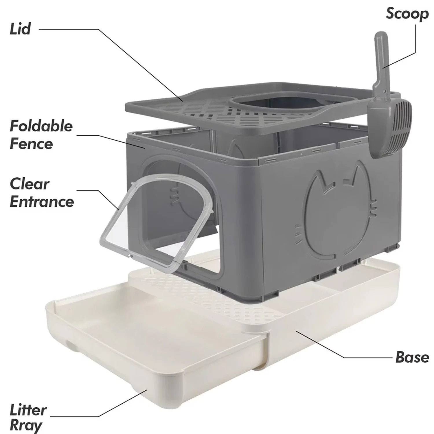 Go Fresh-  Portable Foldable Cat Litter Box - Image 13