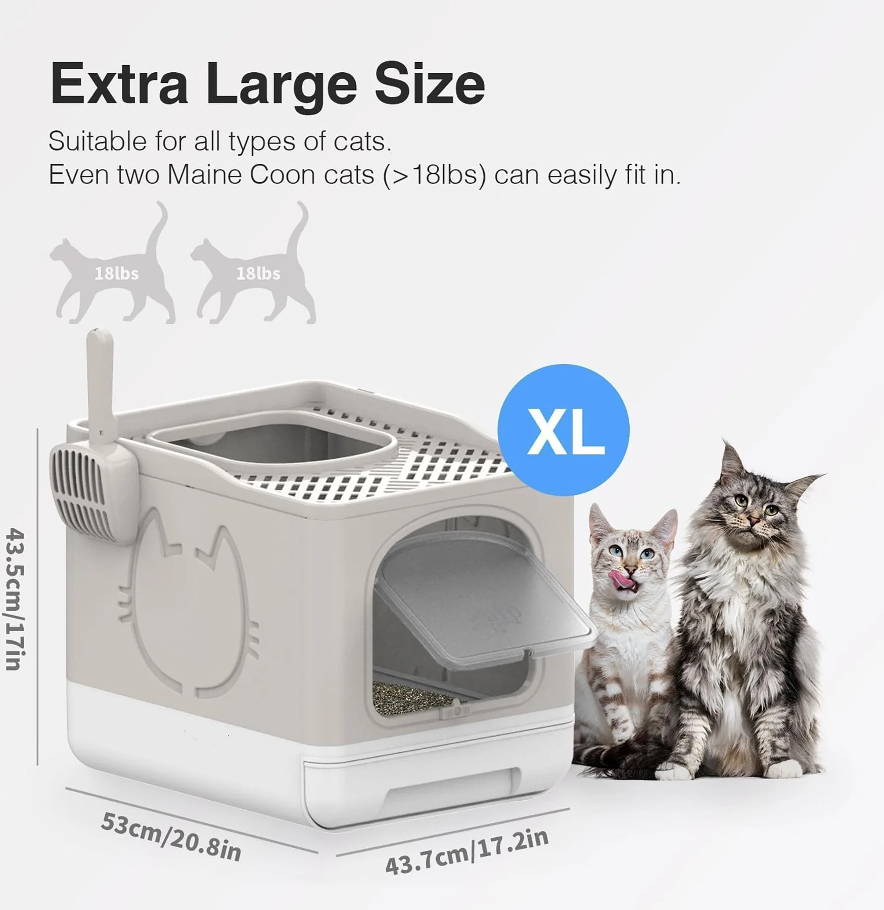 Go Fresh-  Portable Foldable Cat Litter Box - Image 5
