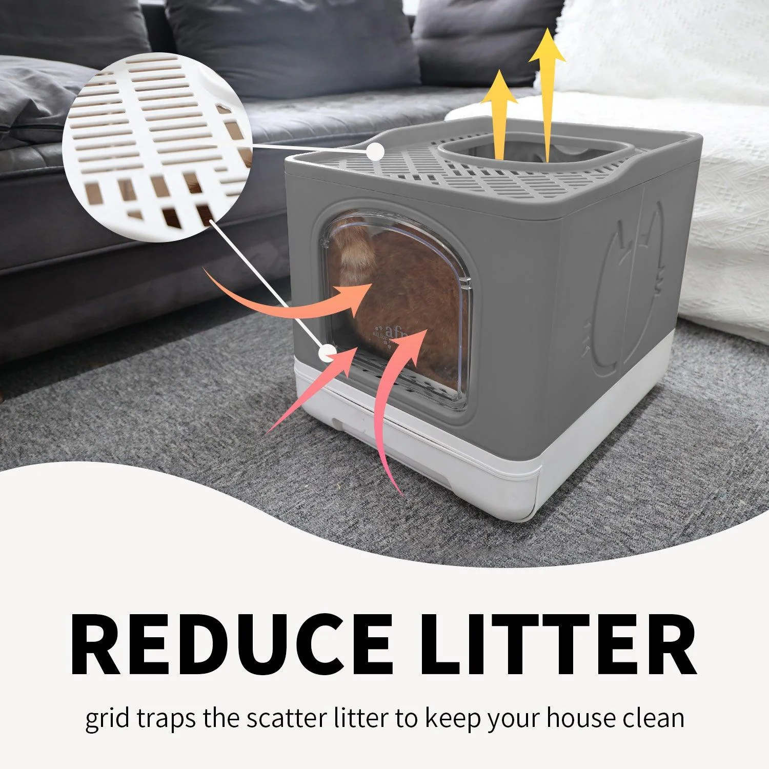 Go Fresh-  Portable Foldable Cat Litter Box - Image 7