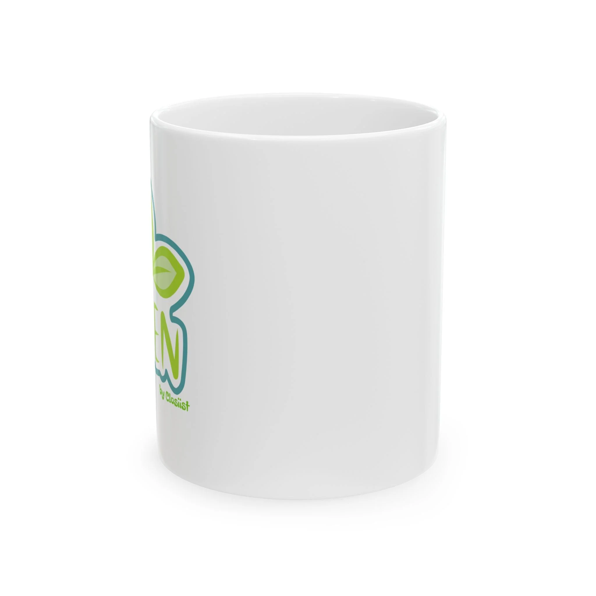Go Green Ceramic Mug – Eco-Friendly, Statement Mug - Image 2