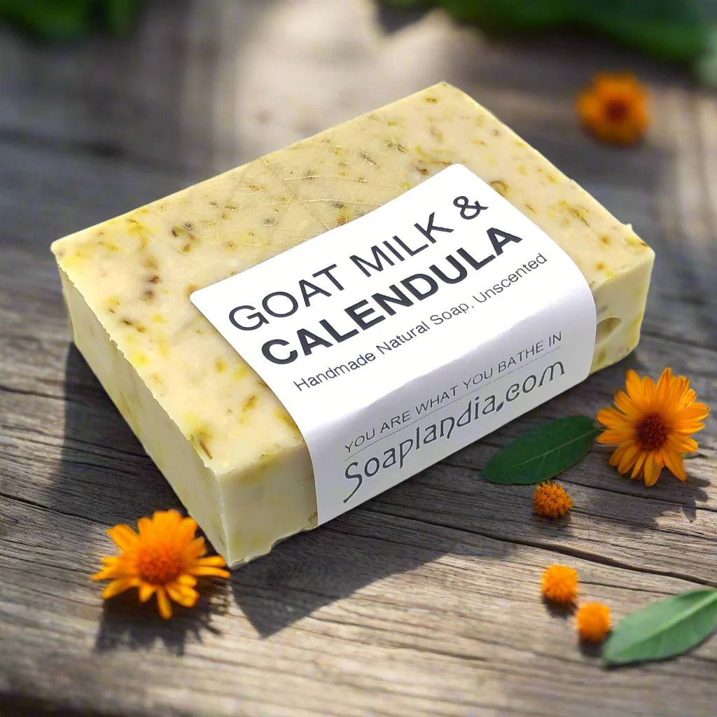 Goat Milk & Calendula Tea Soap, Unscented - Image 5