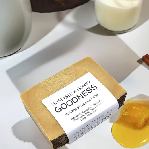 Goat Milk & Honey Goodness Soap, Unscented - Image 3