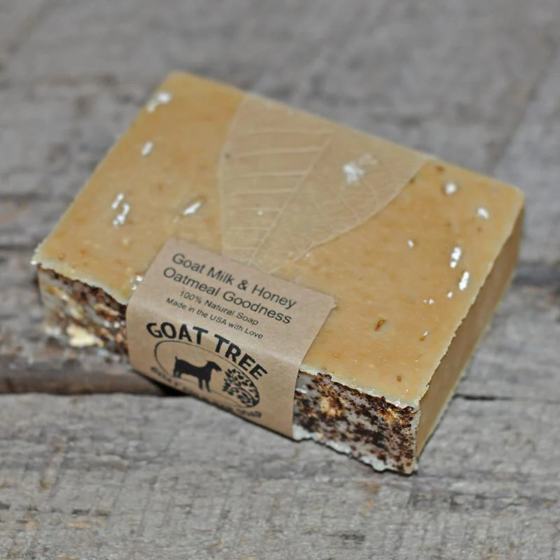 Goat Milk & Honey Oatmeal Goodness Soap, Unscented - Image 3