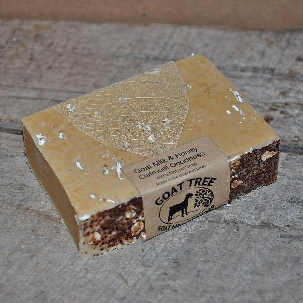 Goat Milk & Honey Oatmeal Goodness Soap, Unscented - Image 4