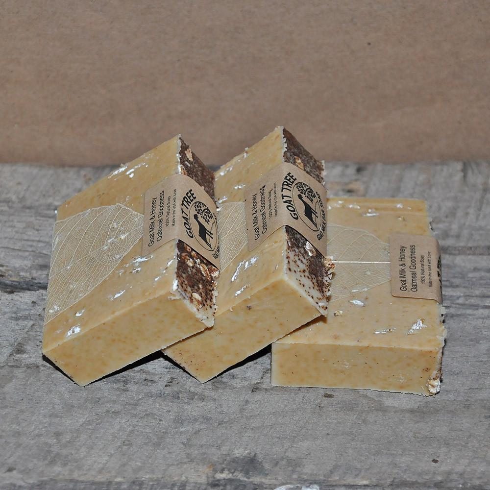 Goat Milk & Honey Oatmeal Goodness Soap, Unscented - Image 5