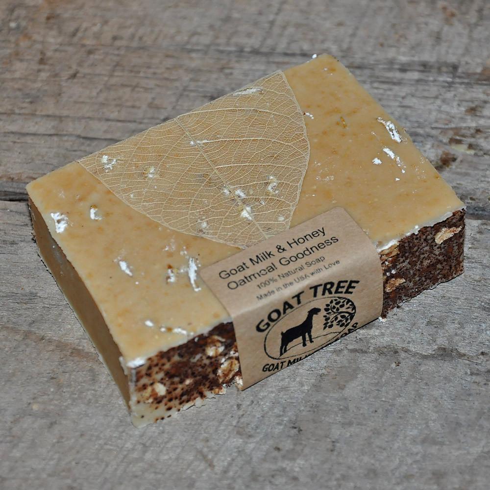 Goat Milk & Honey Oatmeal Goodness Soap, Unscented - Image 6