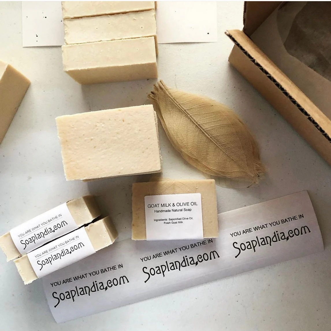 Goat Milk & Olive Oil Bar Soap, Unscented - Image 3