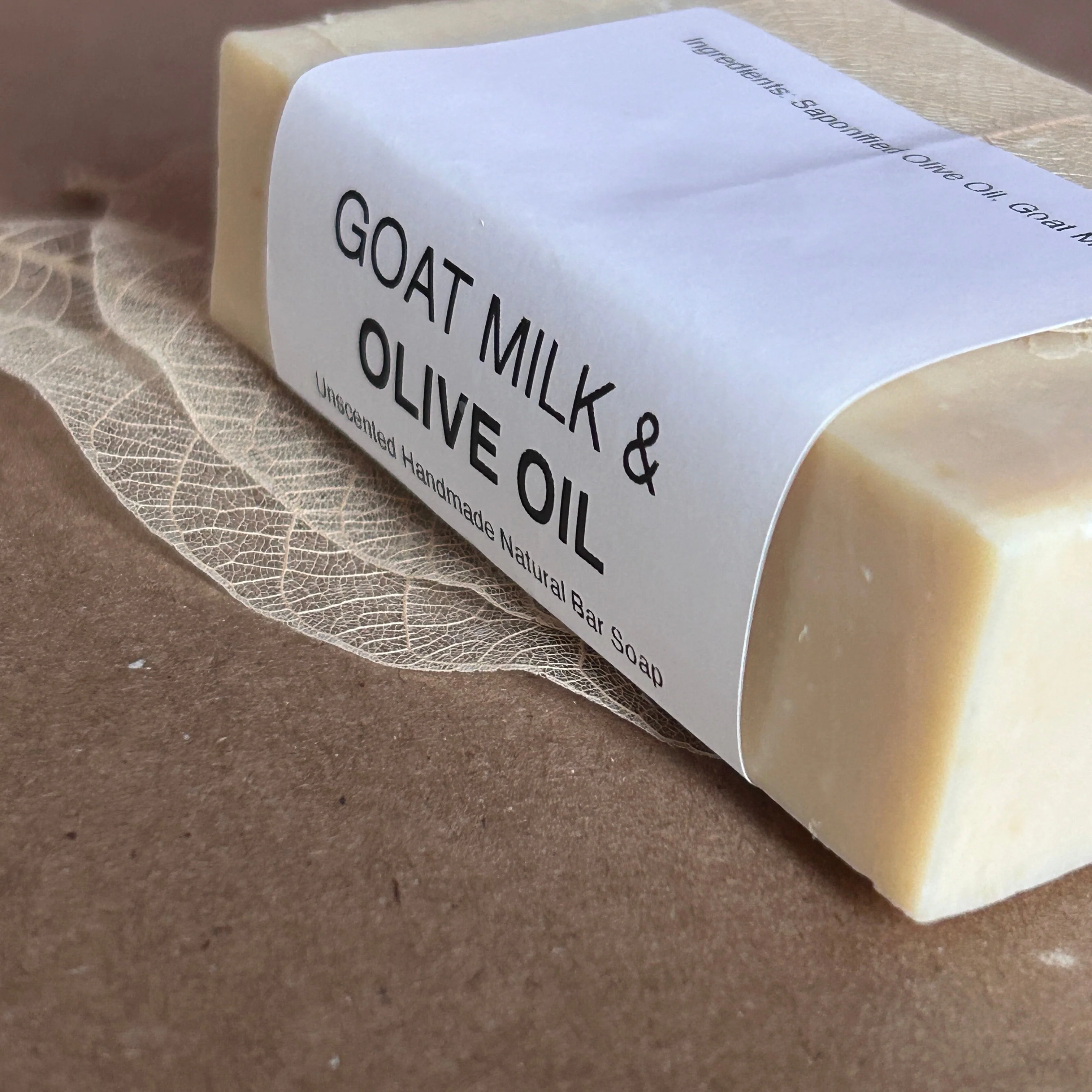 Goat Milk & Olive Oil Bar Soap, Unscented - Image 6