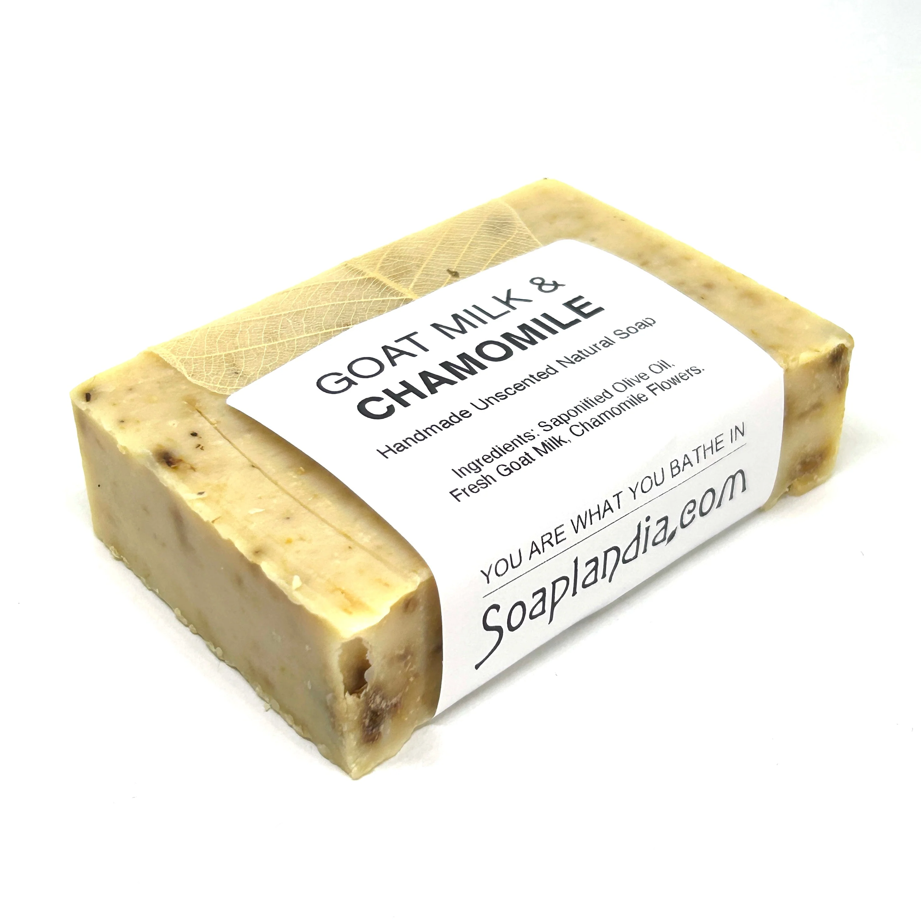 Goat Milk & Olive Oil Bar Soap with Chamomile, Unscented - Image 7