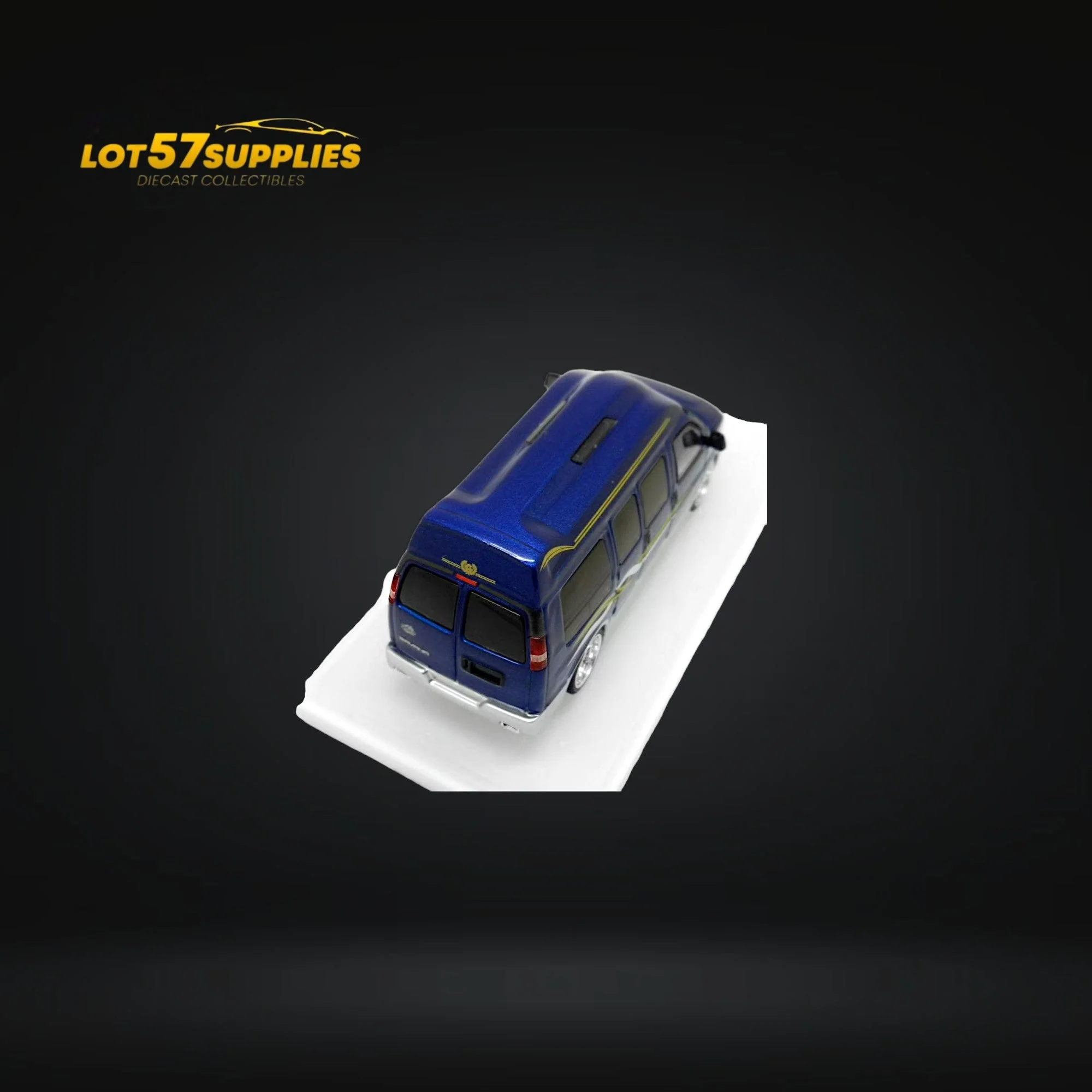 GOC GMC Savana Blue Silver Edition 1:64 - Image 2