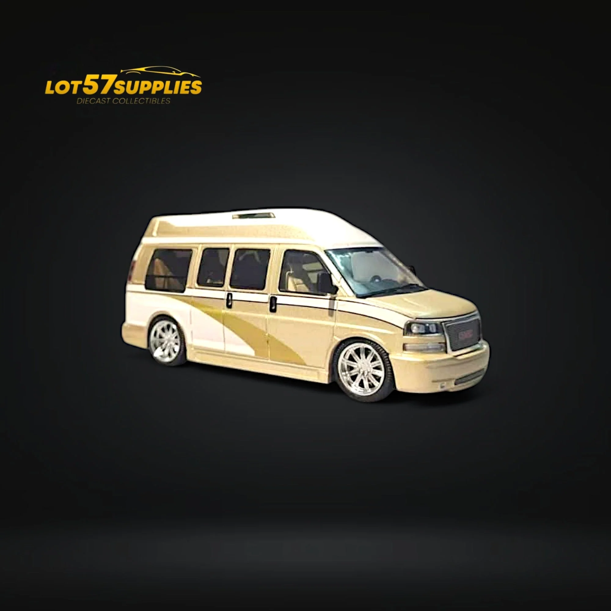 GOC GMC Savana Champagne Gold Edition 1:64 - Image 2