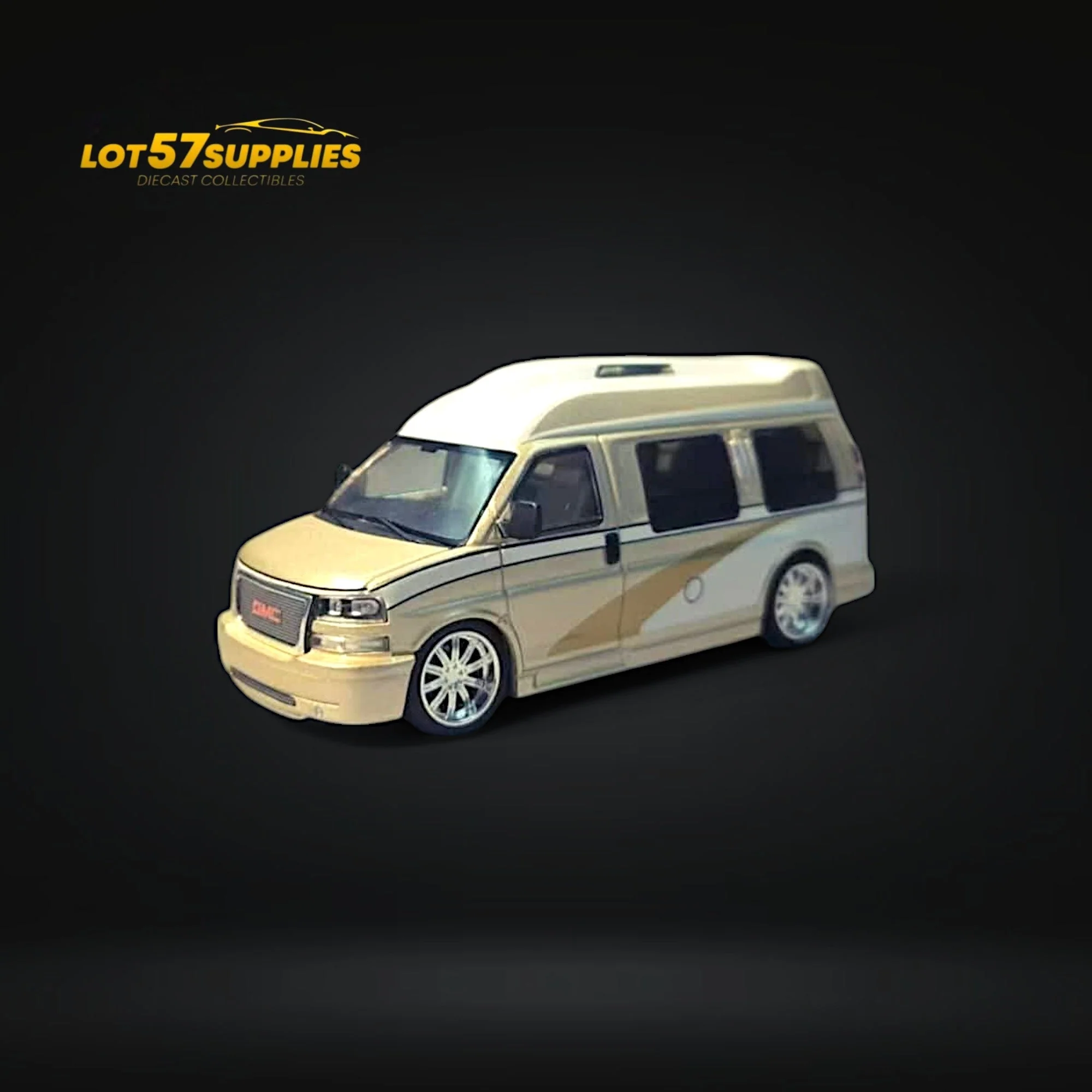 GOC GMC Savana Champagne Gold Edition 1:64 - Image 3