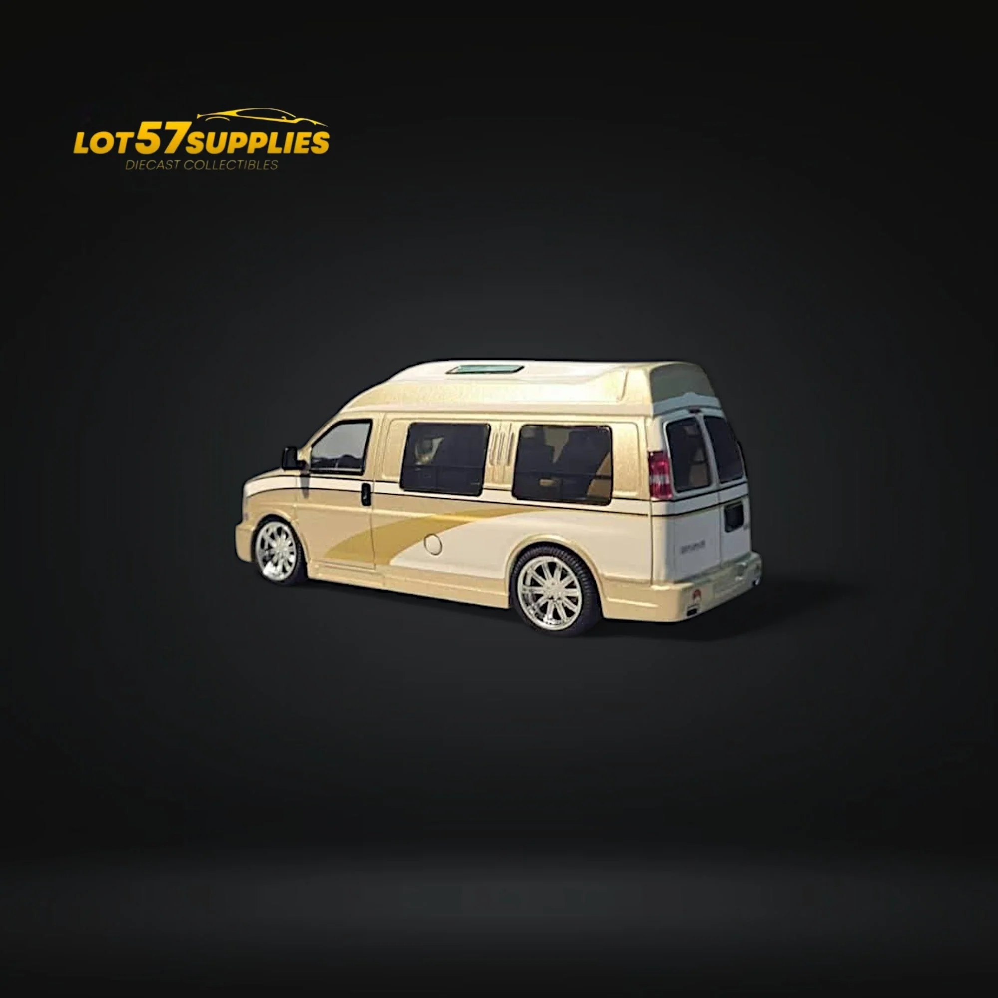 GOC GMC Savana Champagne Gold Edition 1:64 - Image 4