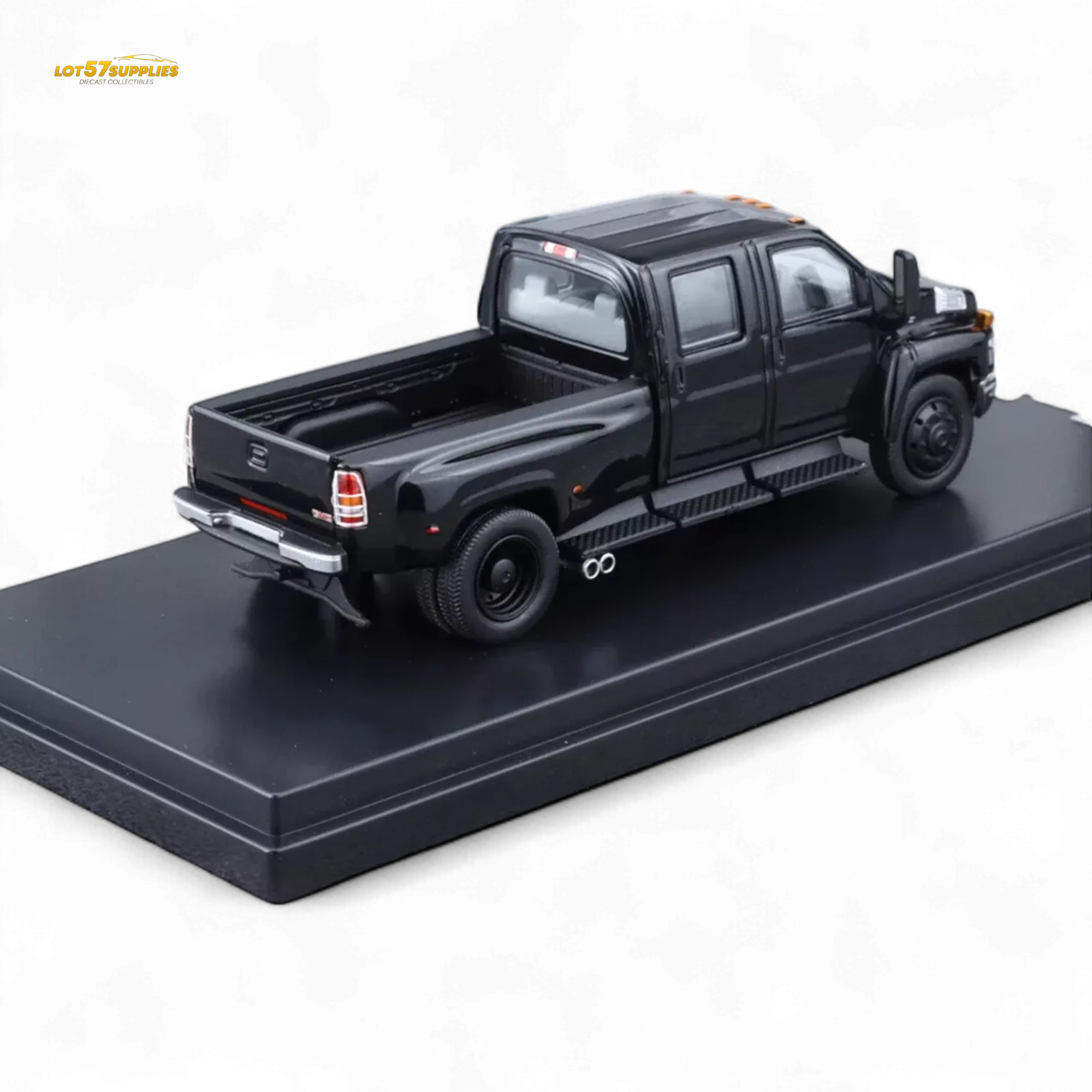 GOC GMC TOPKICK Pickup Black 1:64 - Image 3